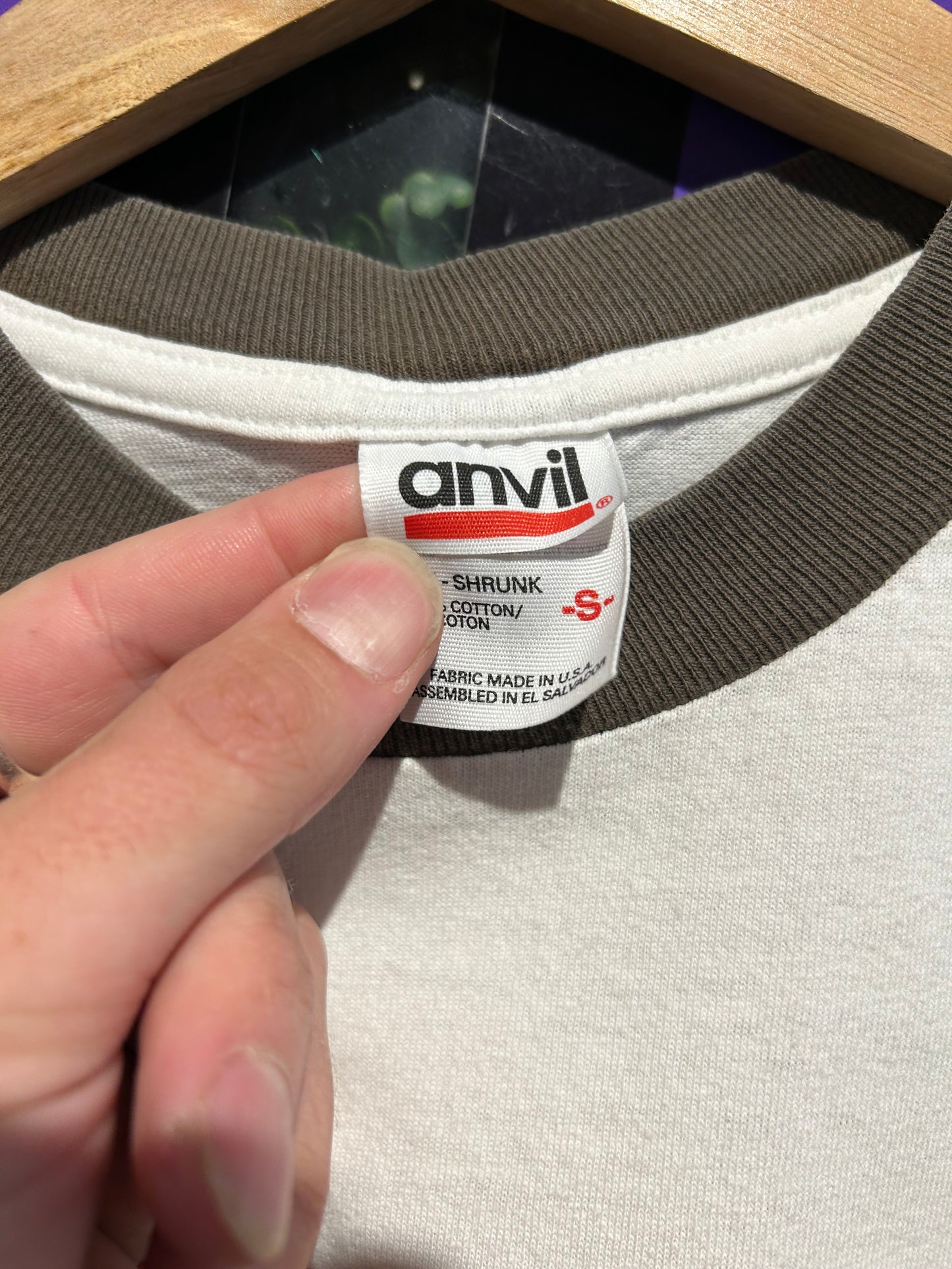 2001 Basketball State Championship Ringer T-Shirt. Size Small