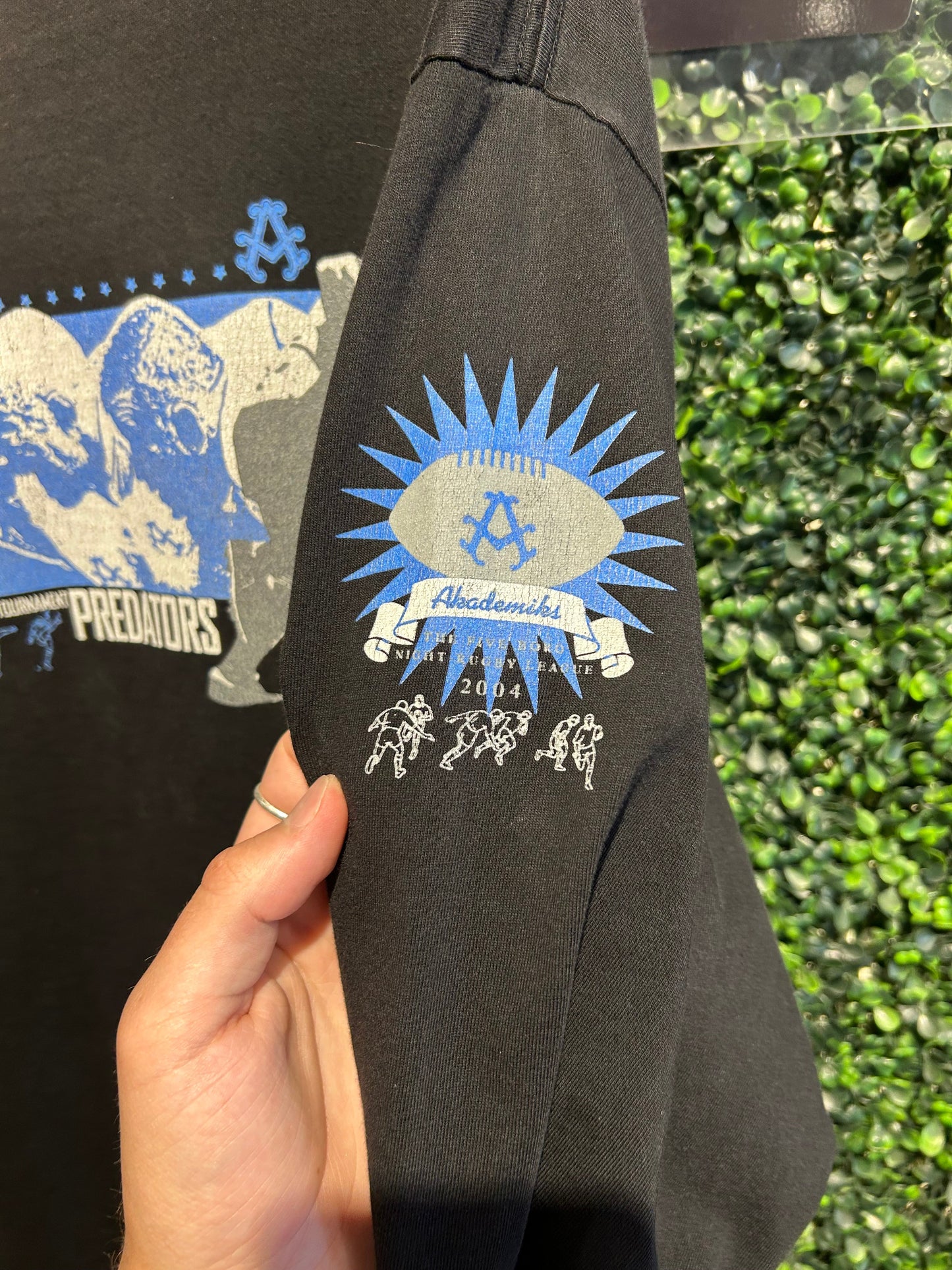 2004 Akademiks Rugby Predators LS Shirt. Size XL
