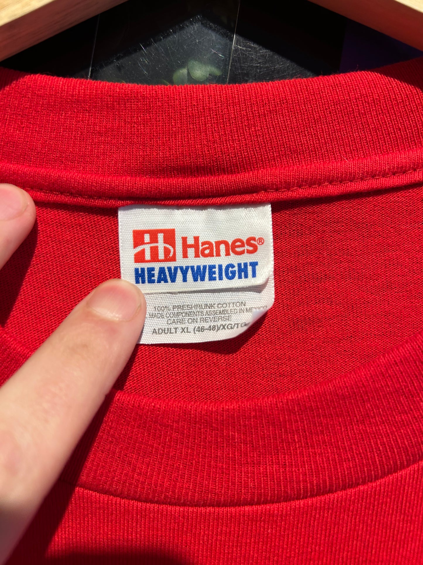 90s Hanes Heavyweight T-Shirt. Size XL