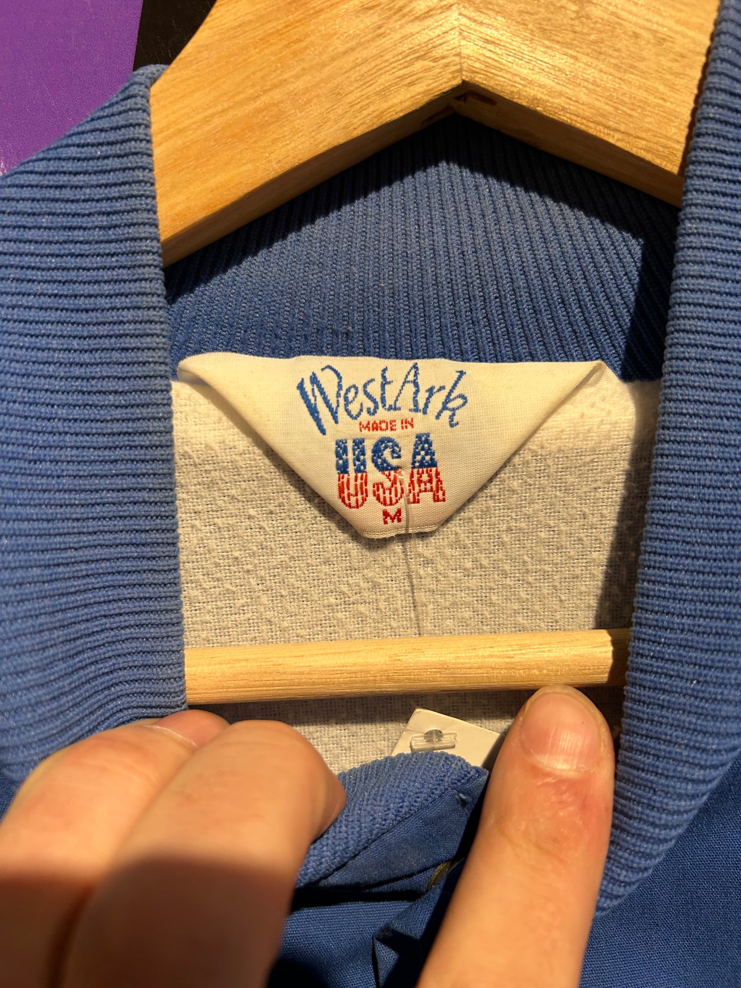 80s The Heritage Club Button-Up Jacket. Size Medium