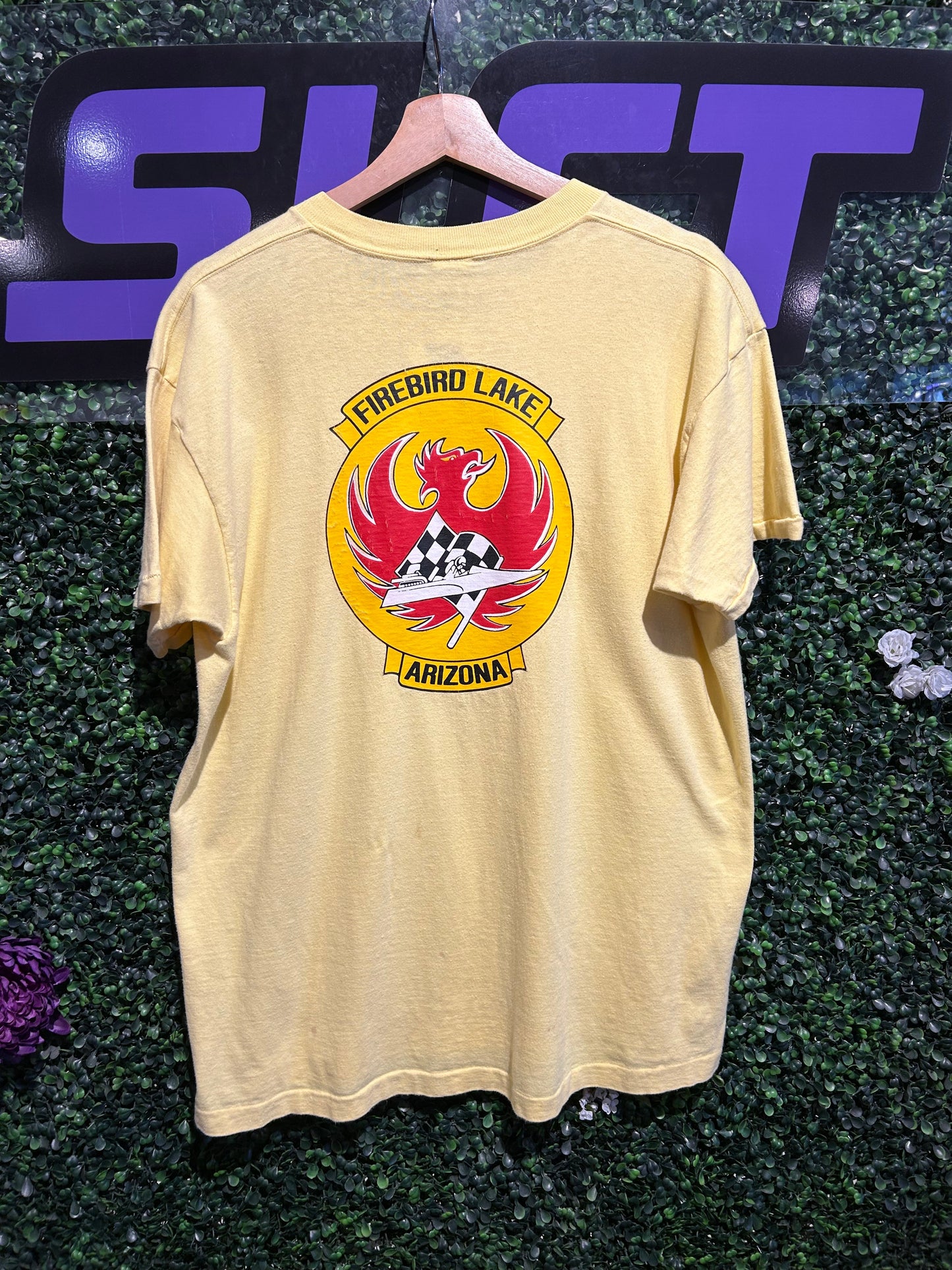 1979 Bob Satiacum Open Firebird Lake T-Shirt. Size L/XL