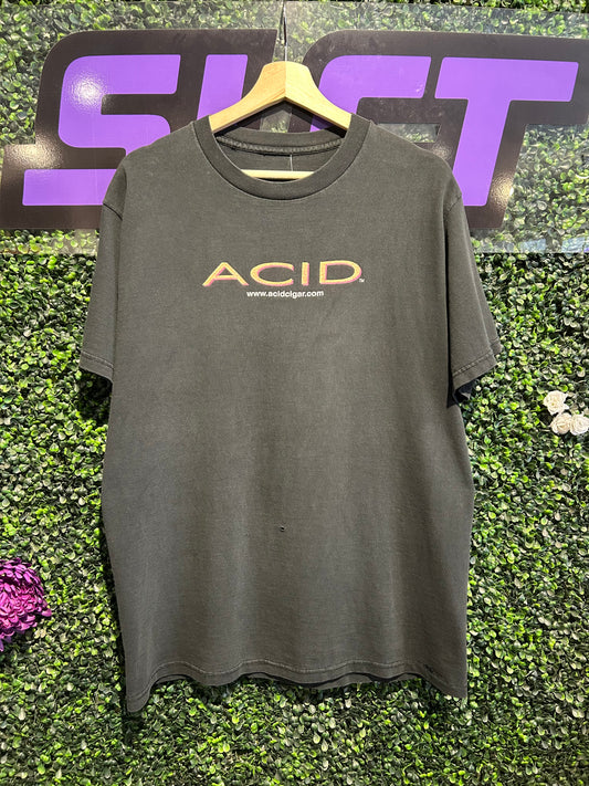 90s Acid Cigars T-Shirt. Size Large