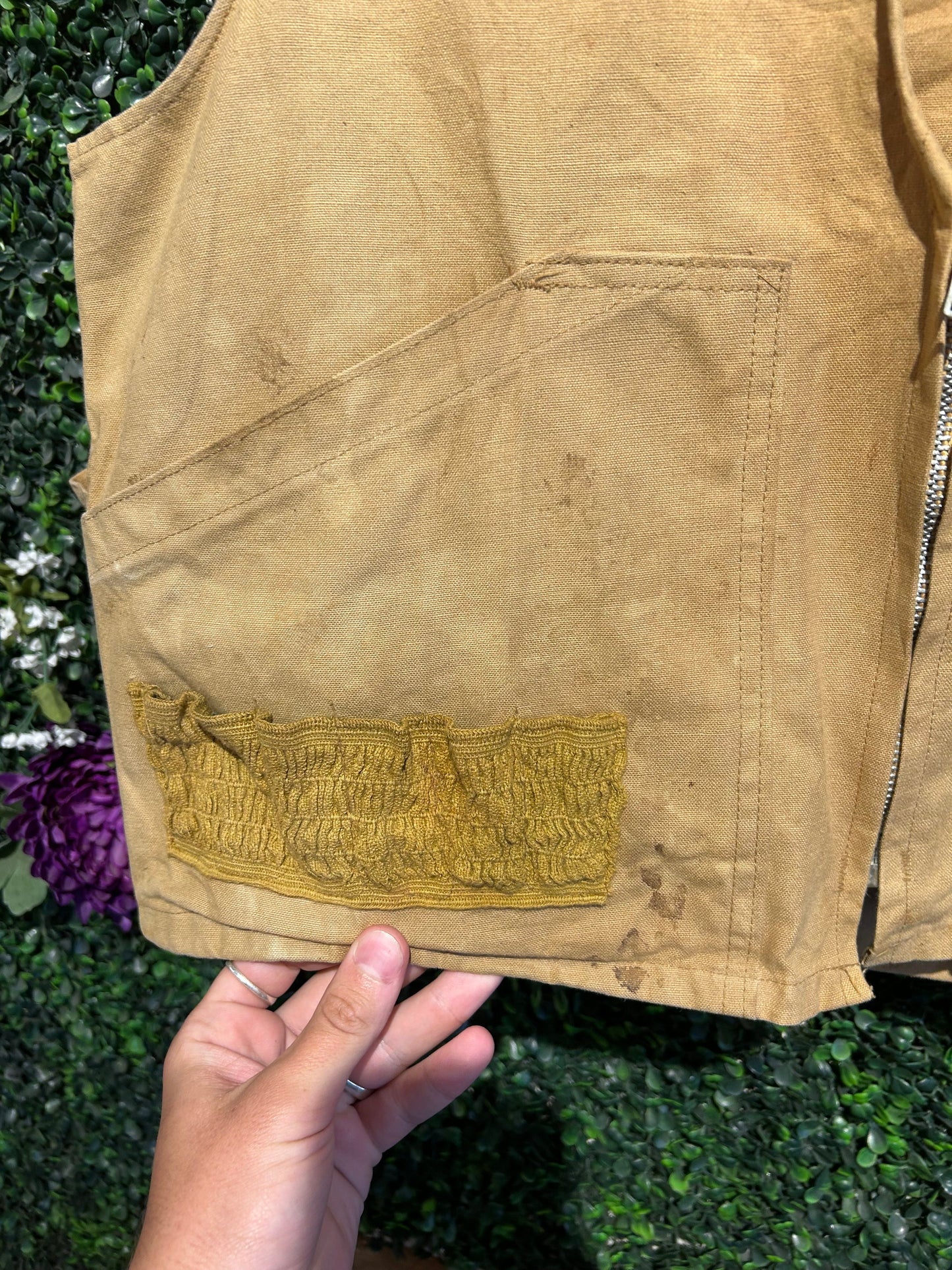 60s Sears Hunting/Field Vest. Size Large