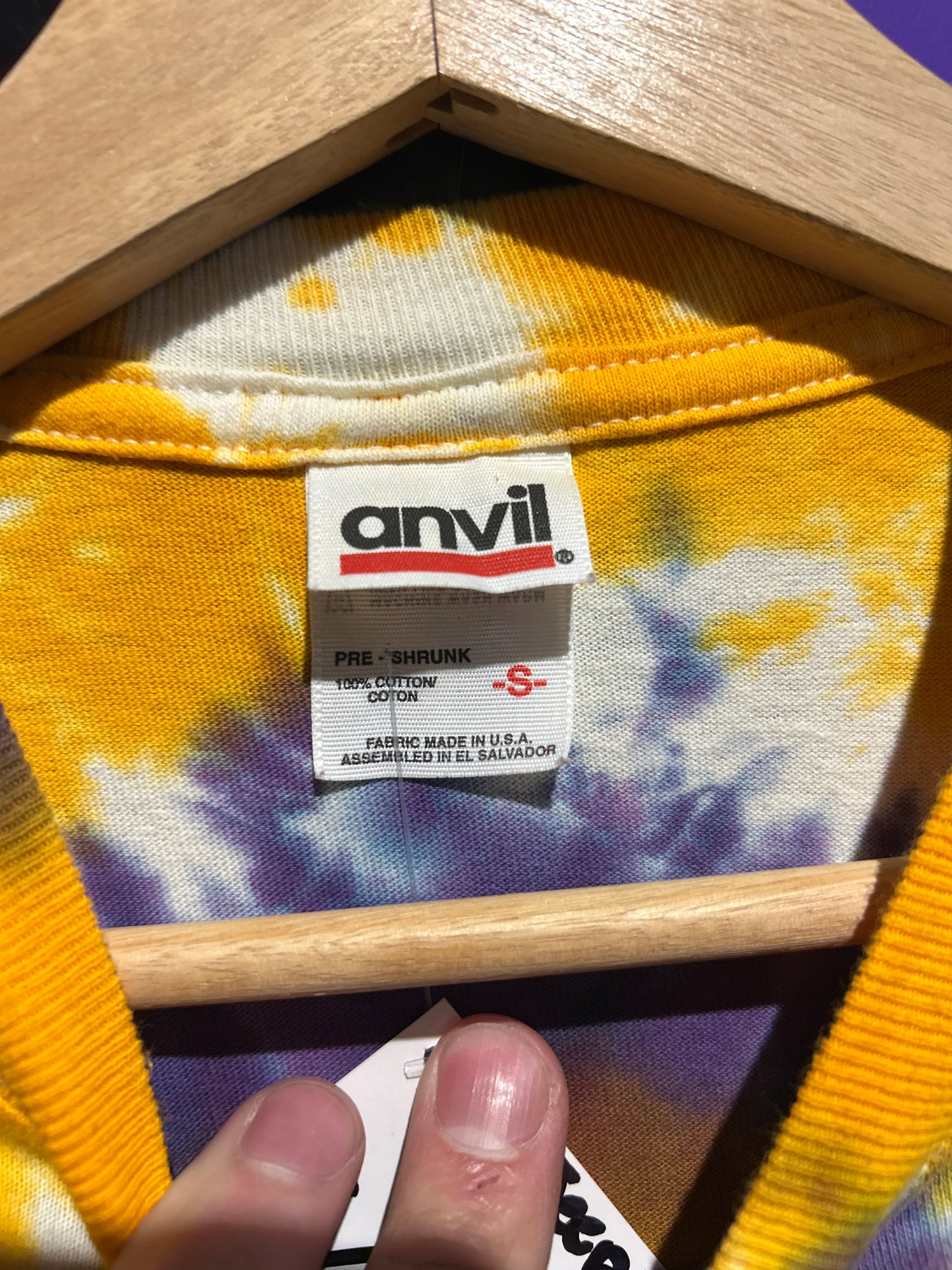 Vintage Jeep LS Tie-Dye Shirt. Size S/M
