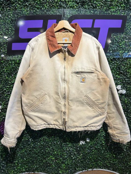 Carhartt Blanket-Lined Zip-Up Detroit Jacket. Size M/L