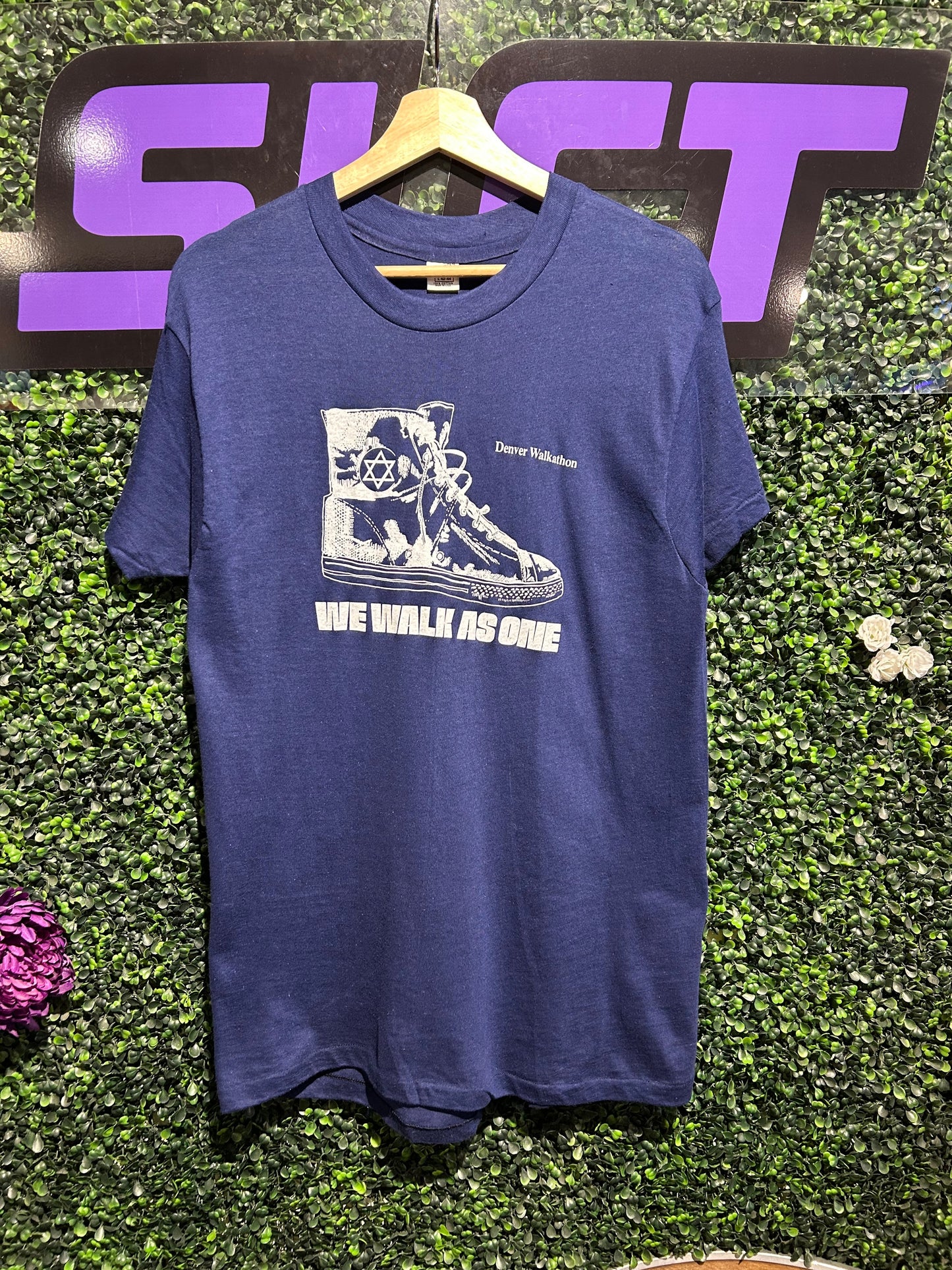 70s Denver Walkathon ‘We Walk As One’ T-Shirt. Size M/L
