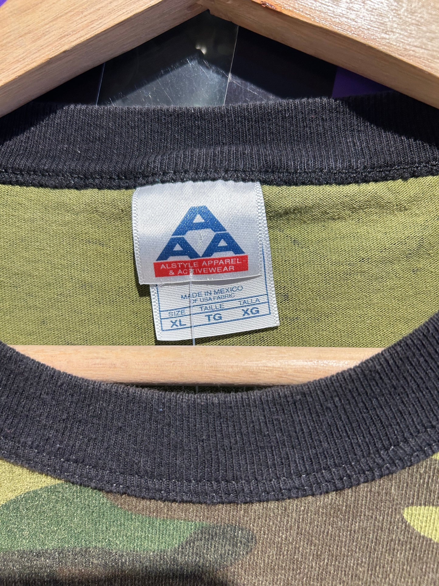 2001 Now You Can’t See Me Camo T-Shirt. Size XL