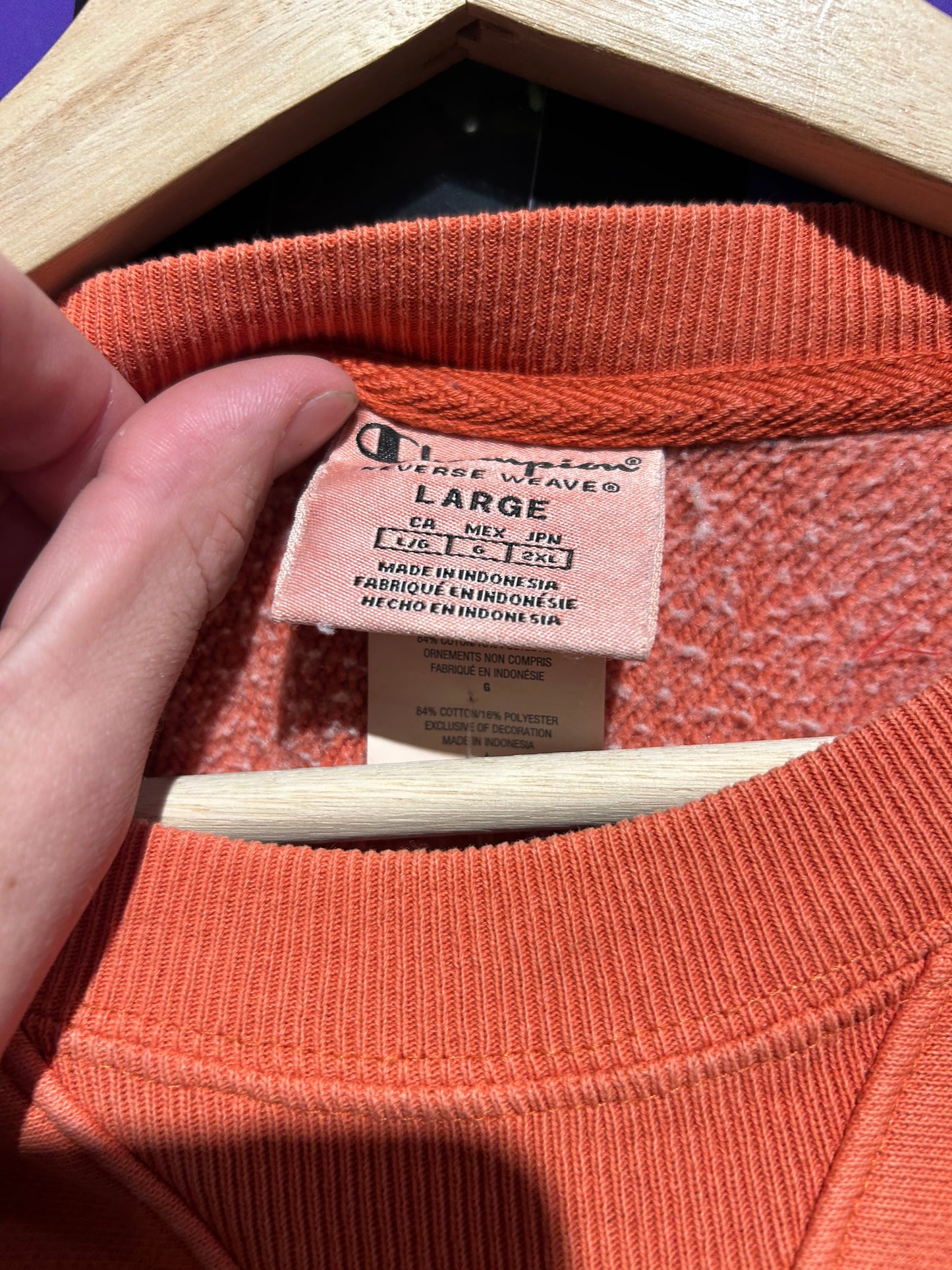 00s Champion Reverse-Weave Crewneck. Size L/XL