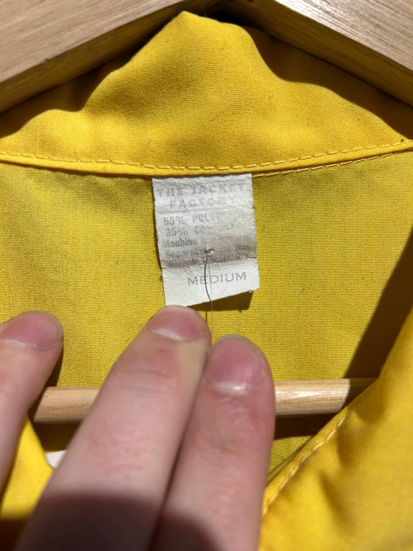 80s The Jacket Factory Zip-Up Collared Jacket. Size M/L