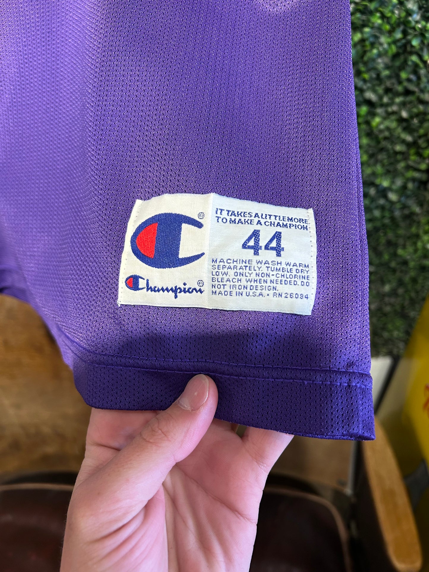 90s Phoenix Suns #34 Charles Barkley Champion Jersey. Size Large