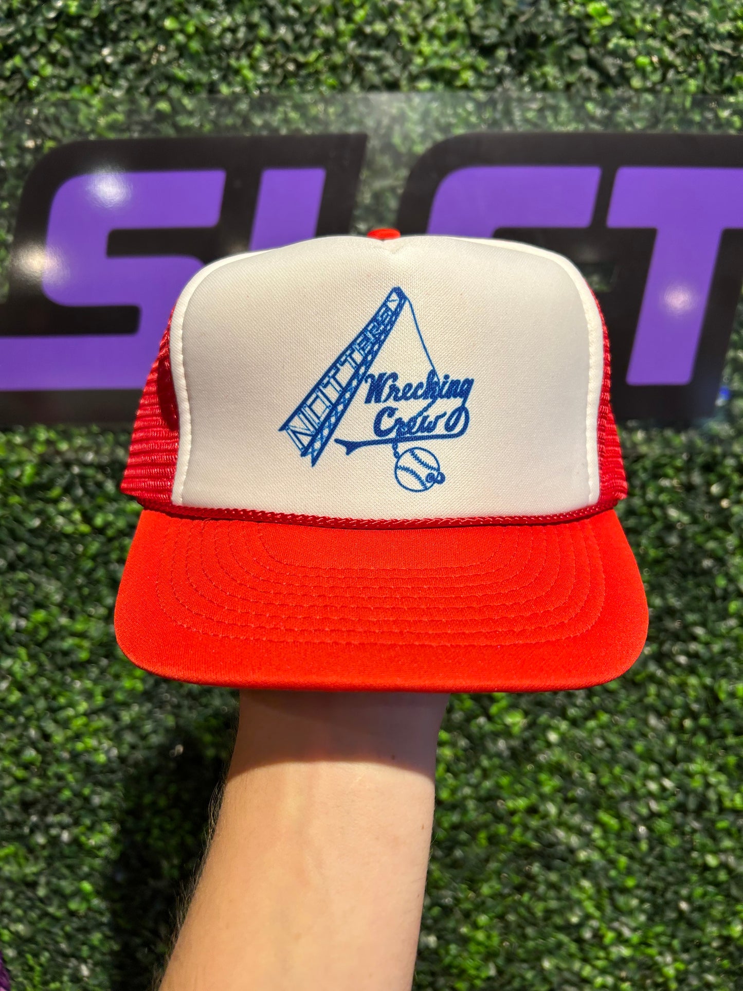 Vintage Notters Wrecking Crew Baseball Trucker Hat