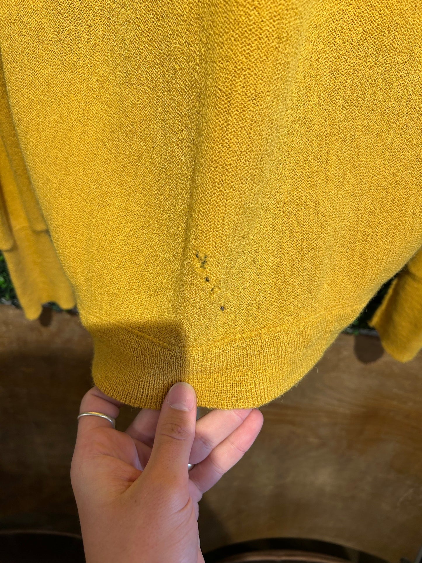 70s Jockey Knit Cardigan. Size M/L