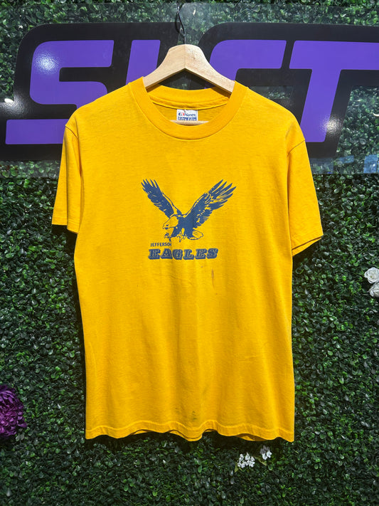 80s Jefferson Eagles T-Shirt. Size Medium