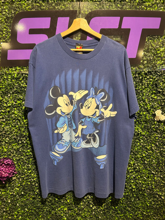 90s Disney Mickey & Minnie Mouse T-Shirt. Size L/XL