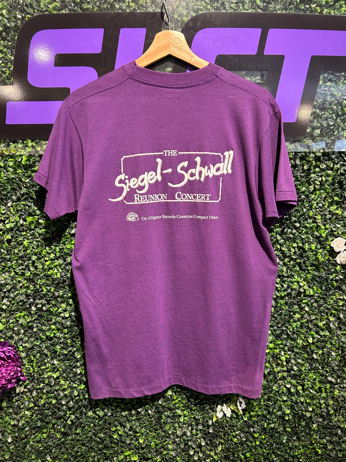 1988 Siegel-Schwall Live Reunion Concert T-Shirt. Size M/L