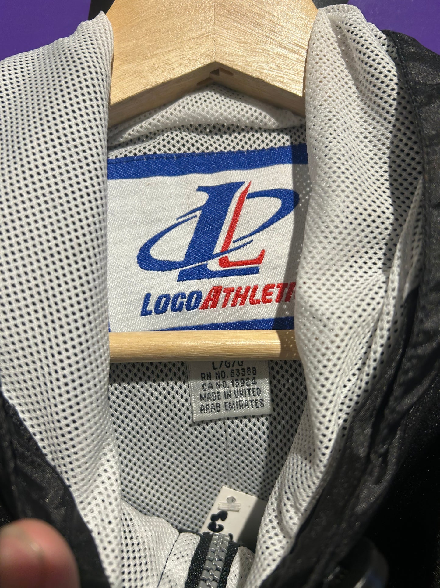90s Colorado Rockies LogoAthletic Zip-Up Jacket. Size Large