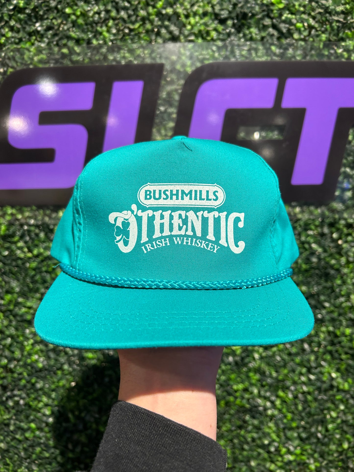 Vintage Bushmills Authentic Irish Whiskey Snapback Hat