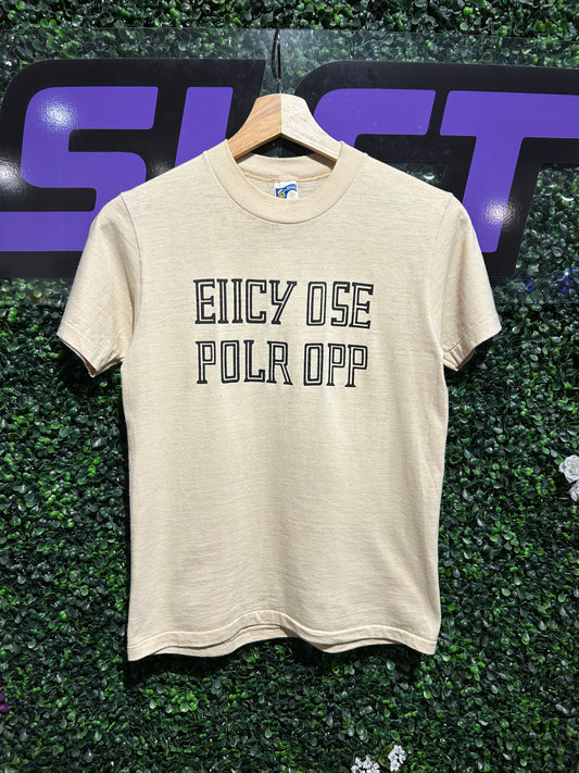 80s Fuck Off Fold T-Shirt. Size Small