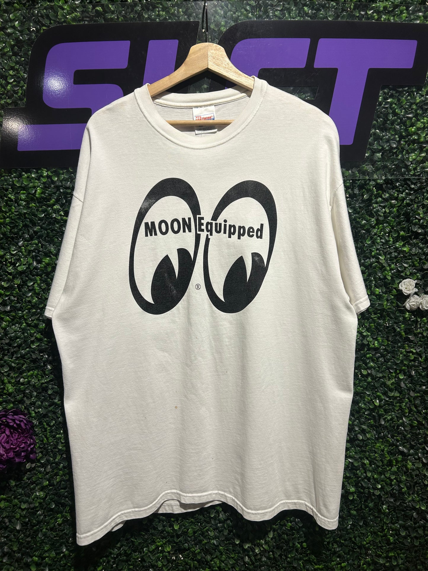 90s Moon Eyes Auto Equipment T-Shirt. Size XL