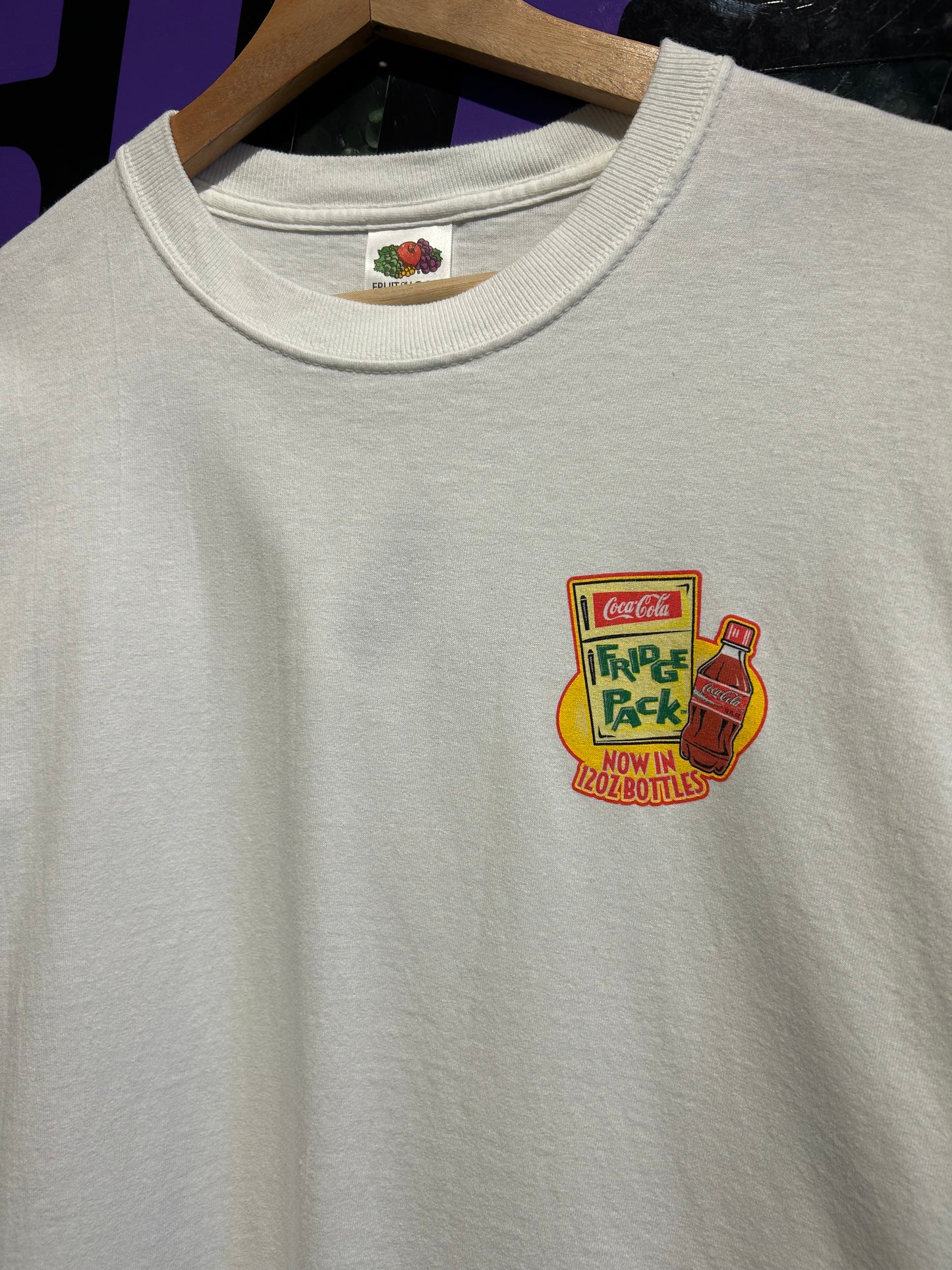 Vintage Coca-Cola Fridge Pack Promo T-Shirt. Size XL