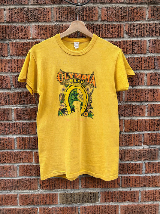70s Olympia Beer “It’s The Water” T-Shirt. Size S/M