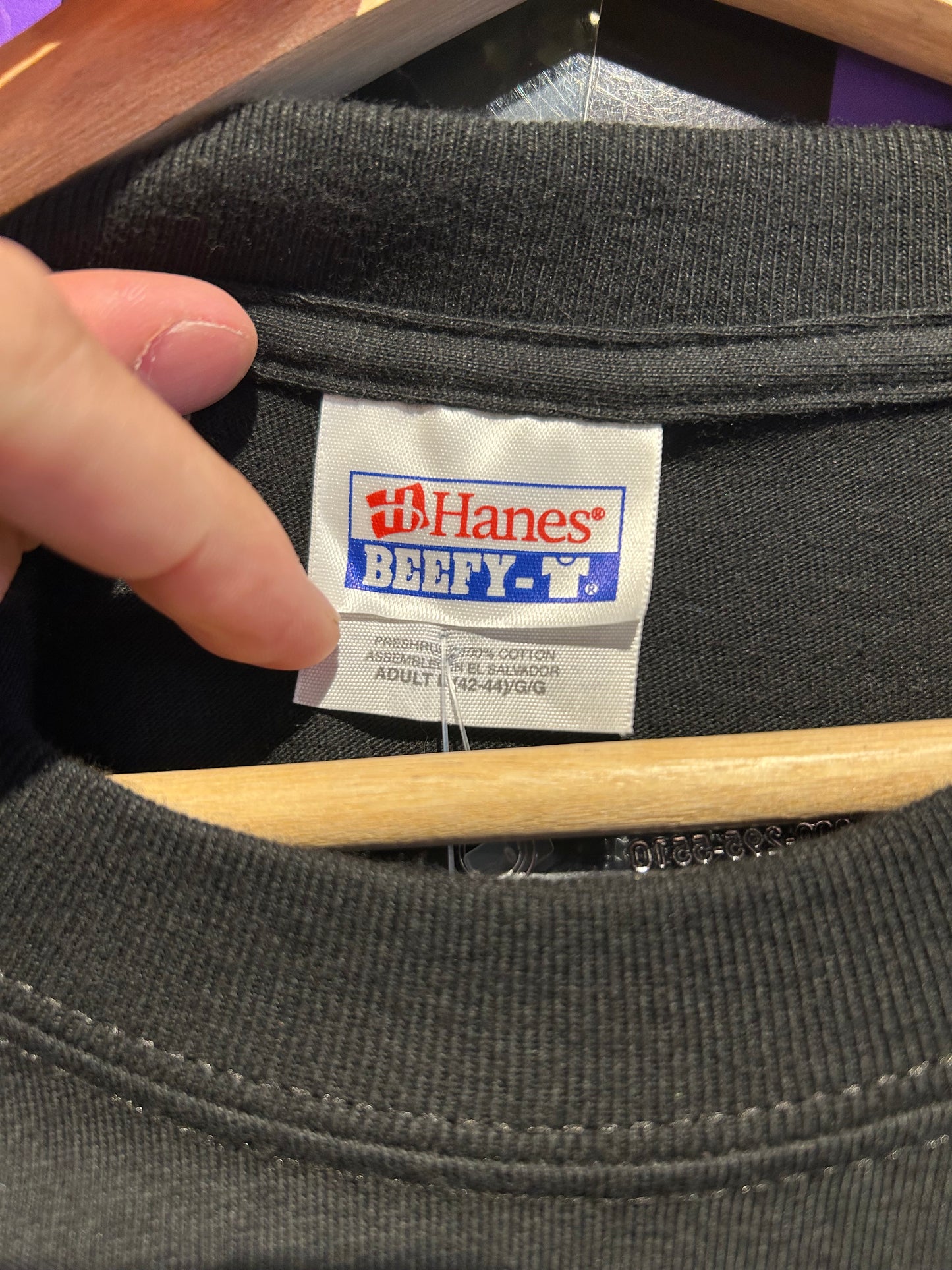 Vintage Hanes Beefy Promo T-Shirt. Size L/XL (NWT)