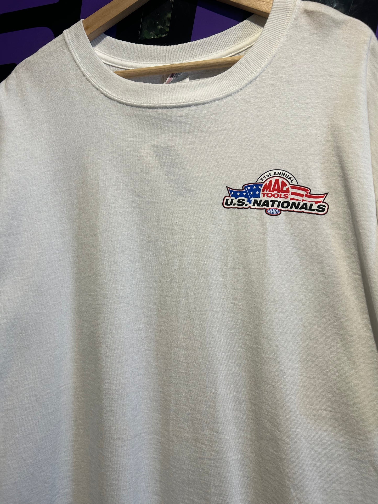 2005 NHRA Mac Tools Racing T-Shirt. Size XXL