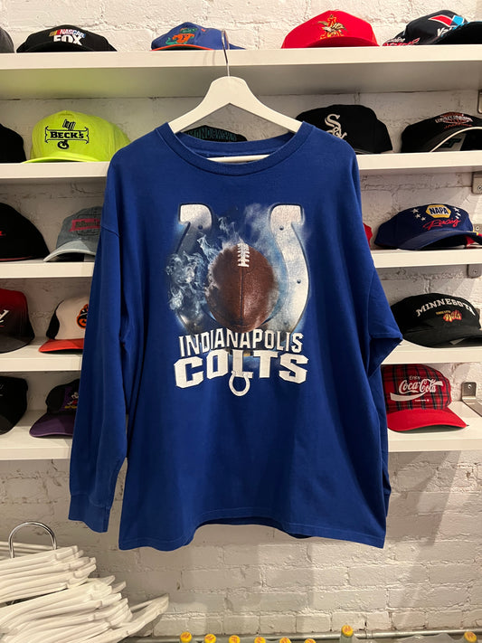 Logo 7 Indianapolis Colts L/S T-Shit Size Large