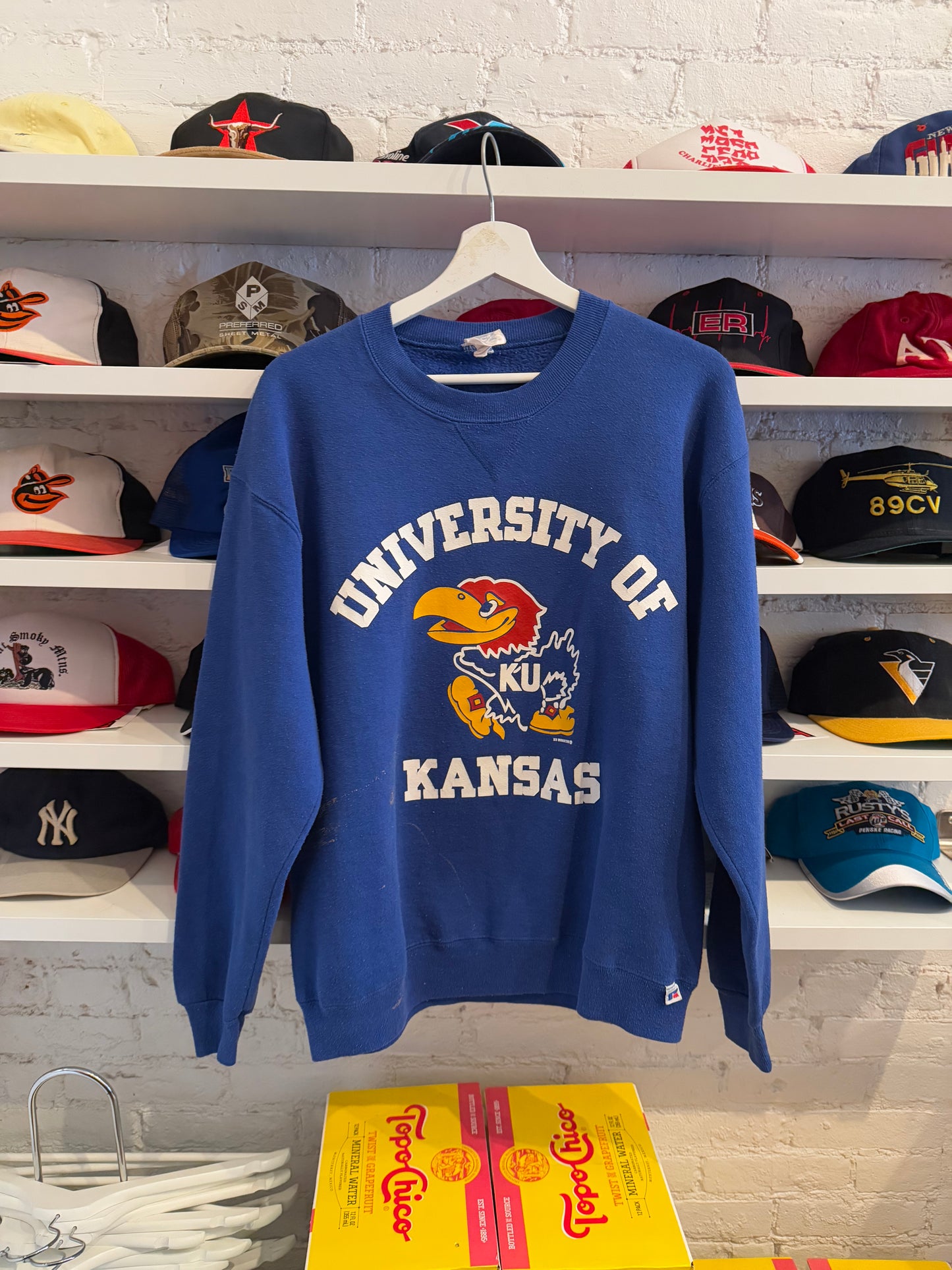 University of Kansas Crewneck Size Large