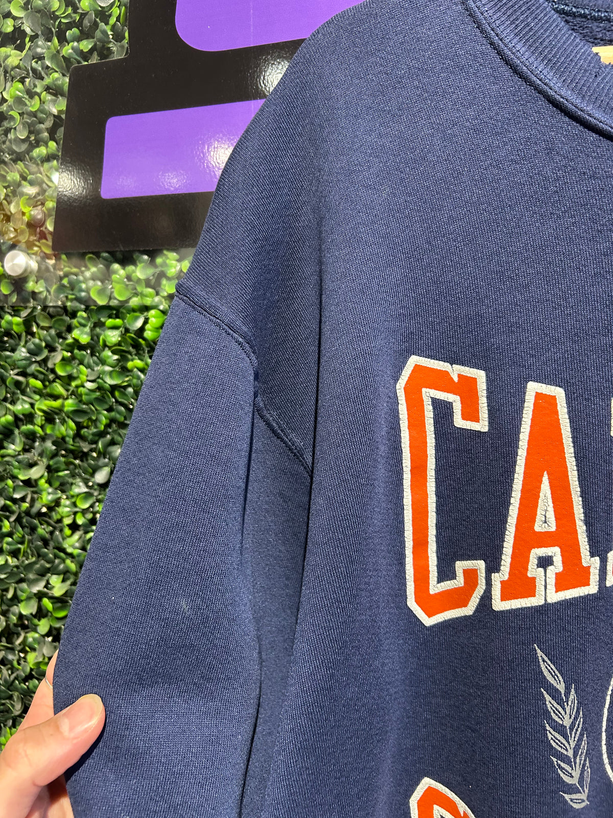 90s Carroll College Russell Crewneck. Size Large