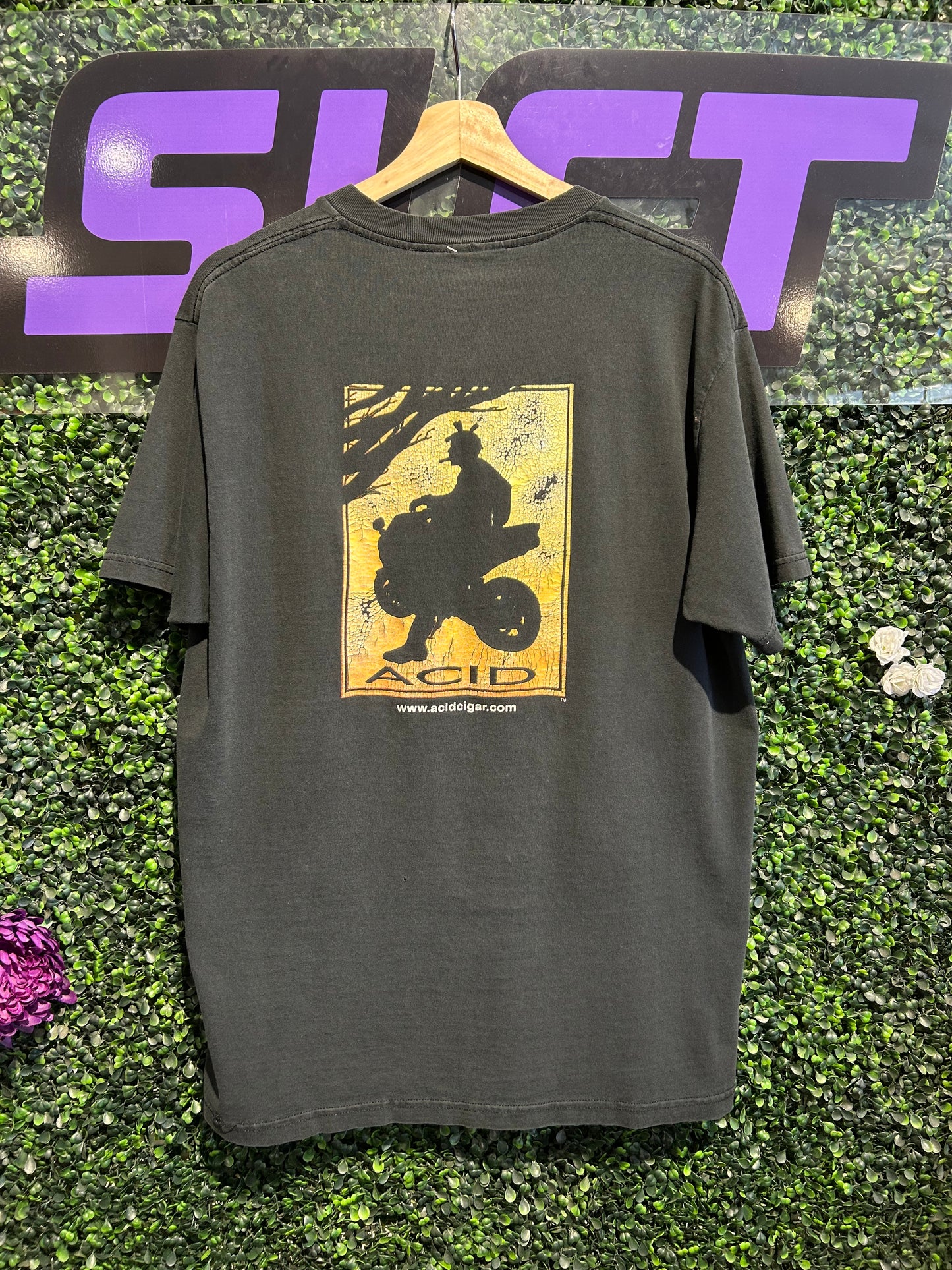 90s Acid Cigars T-Shirt. Size Large