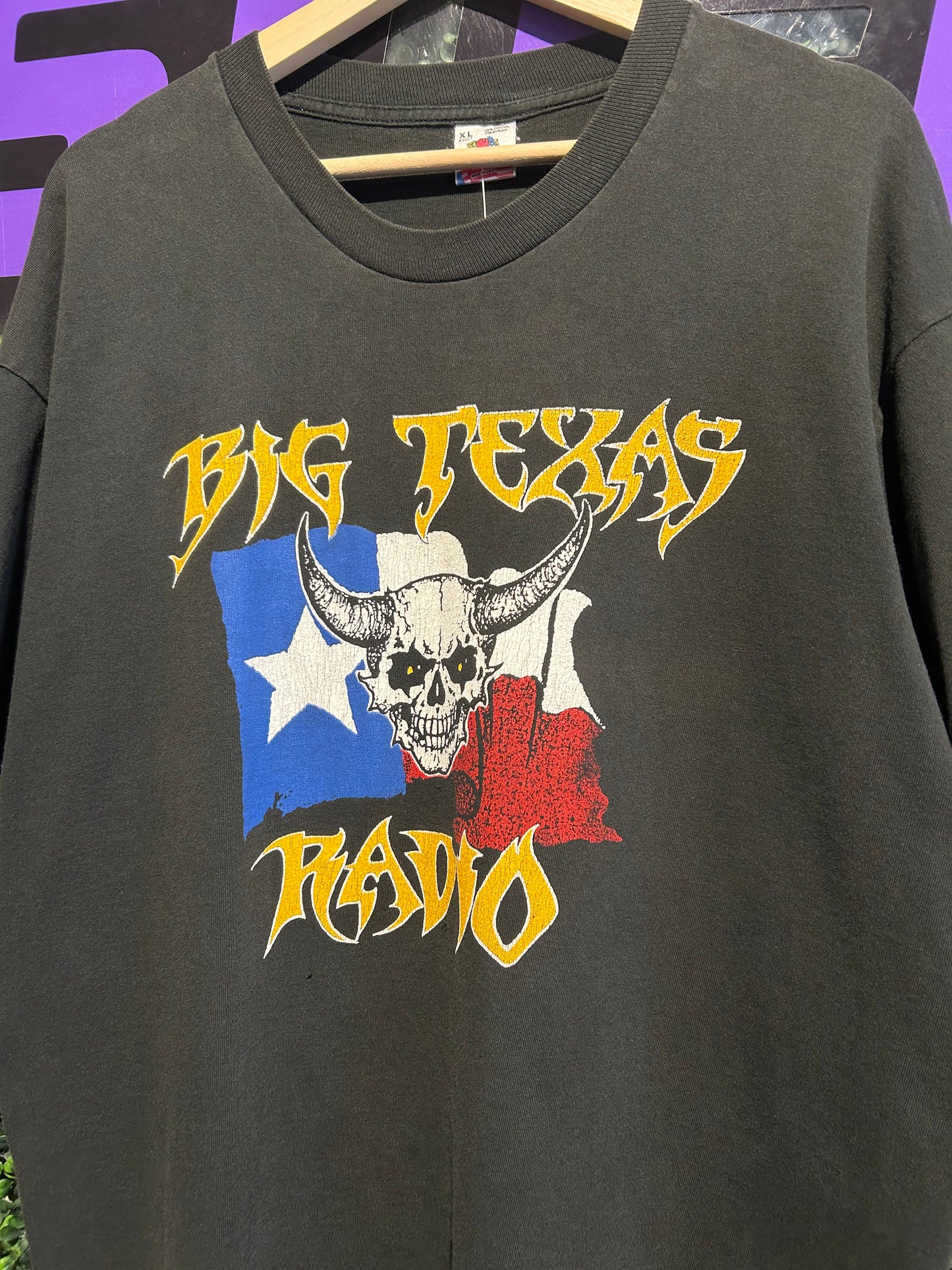 90s Big Texas Radio T-Shirt. Size XL