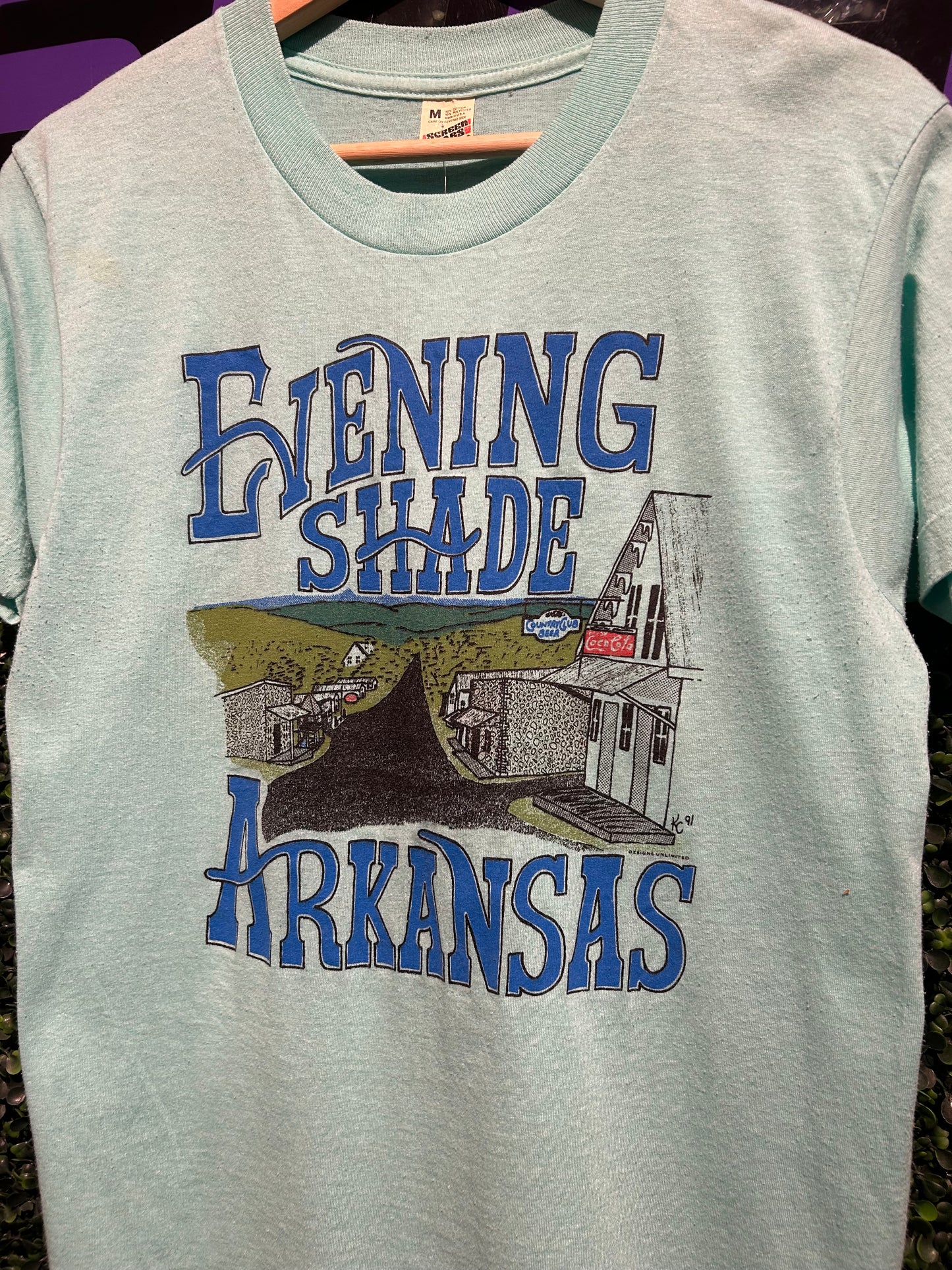 80s Evening Shade Arkansas T-Shirt. Size Medium