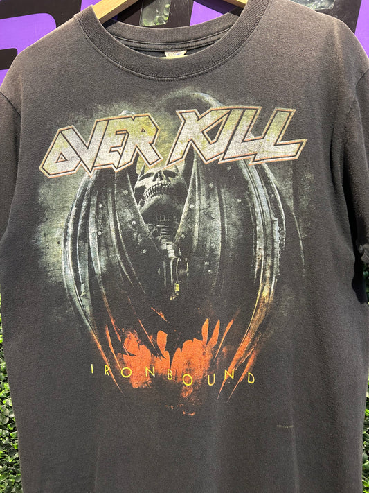 2010 Overkill Ironbound T-Shirt. Size Medium