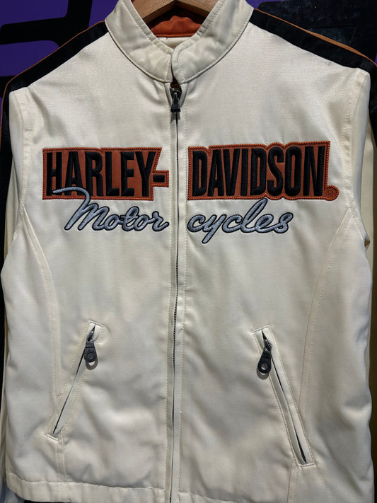 00s Harley Davidson Zip-Up Jacket. Size XS/S