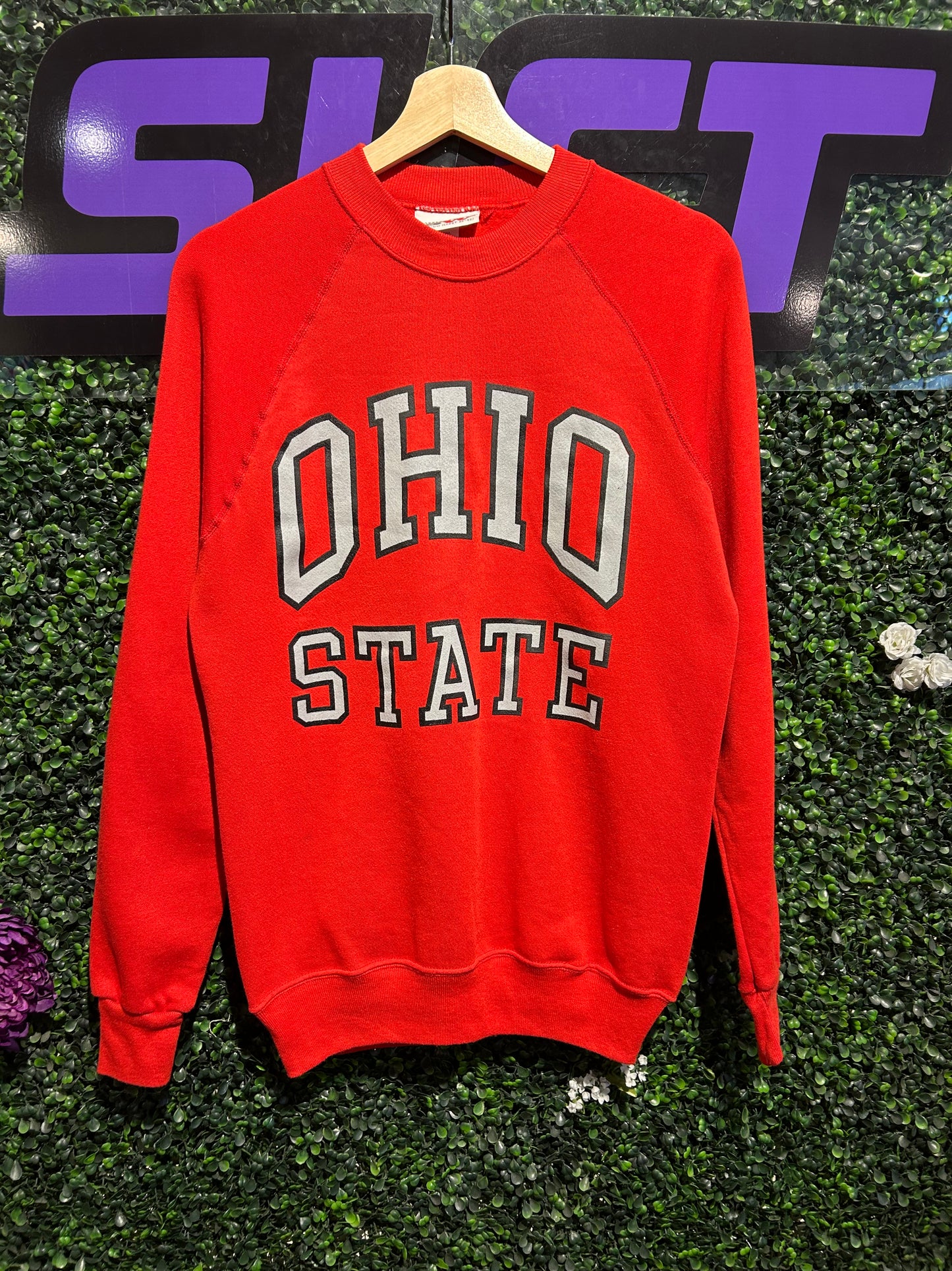 80s Ohio State University Crewneck. Size Medium