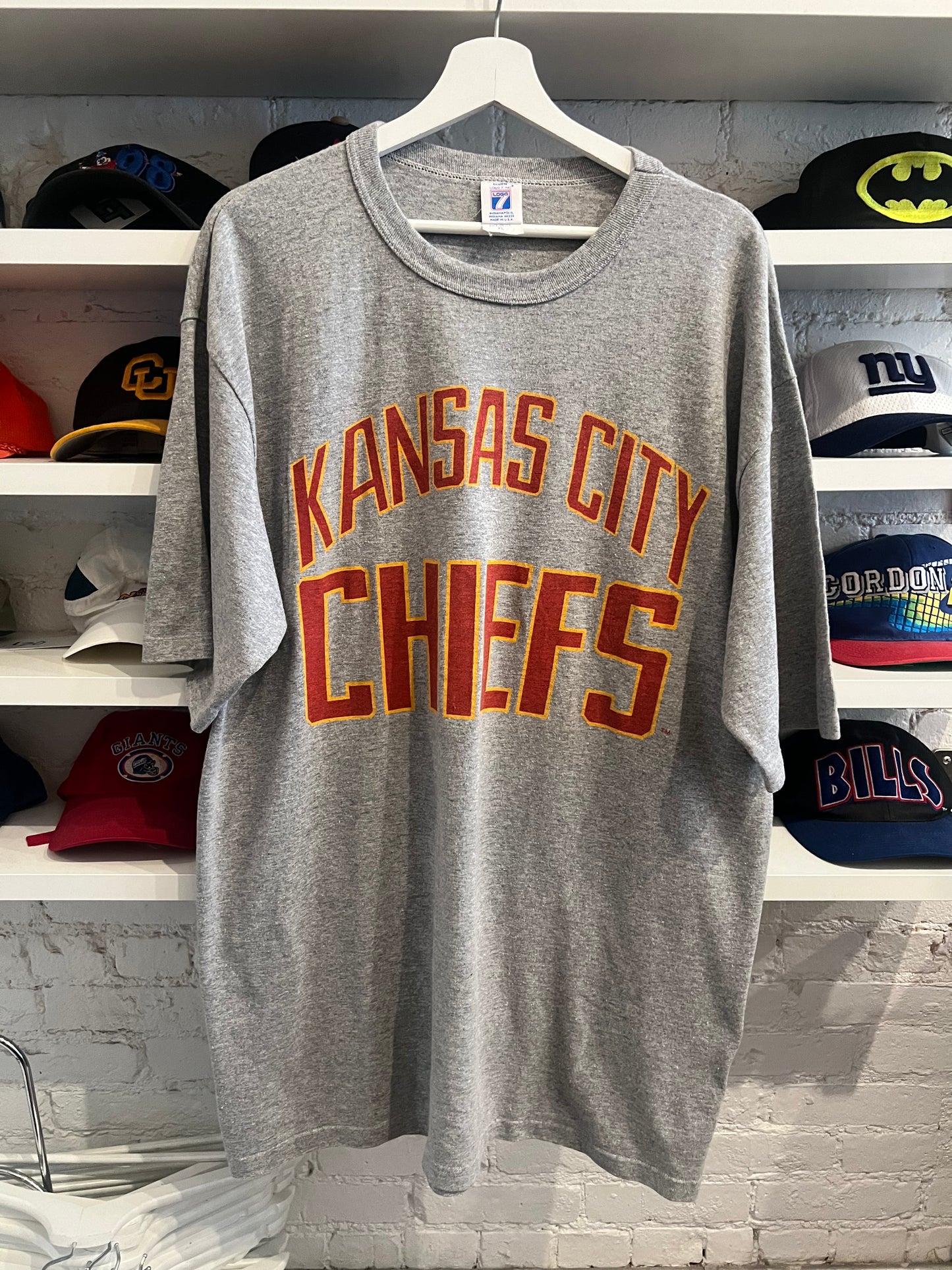 Vintage Logo 7 Kansas City Chiefs T-shirt size XL