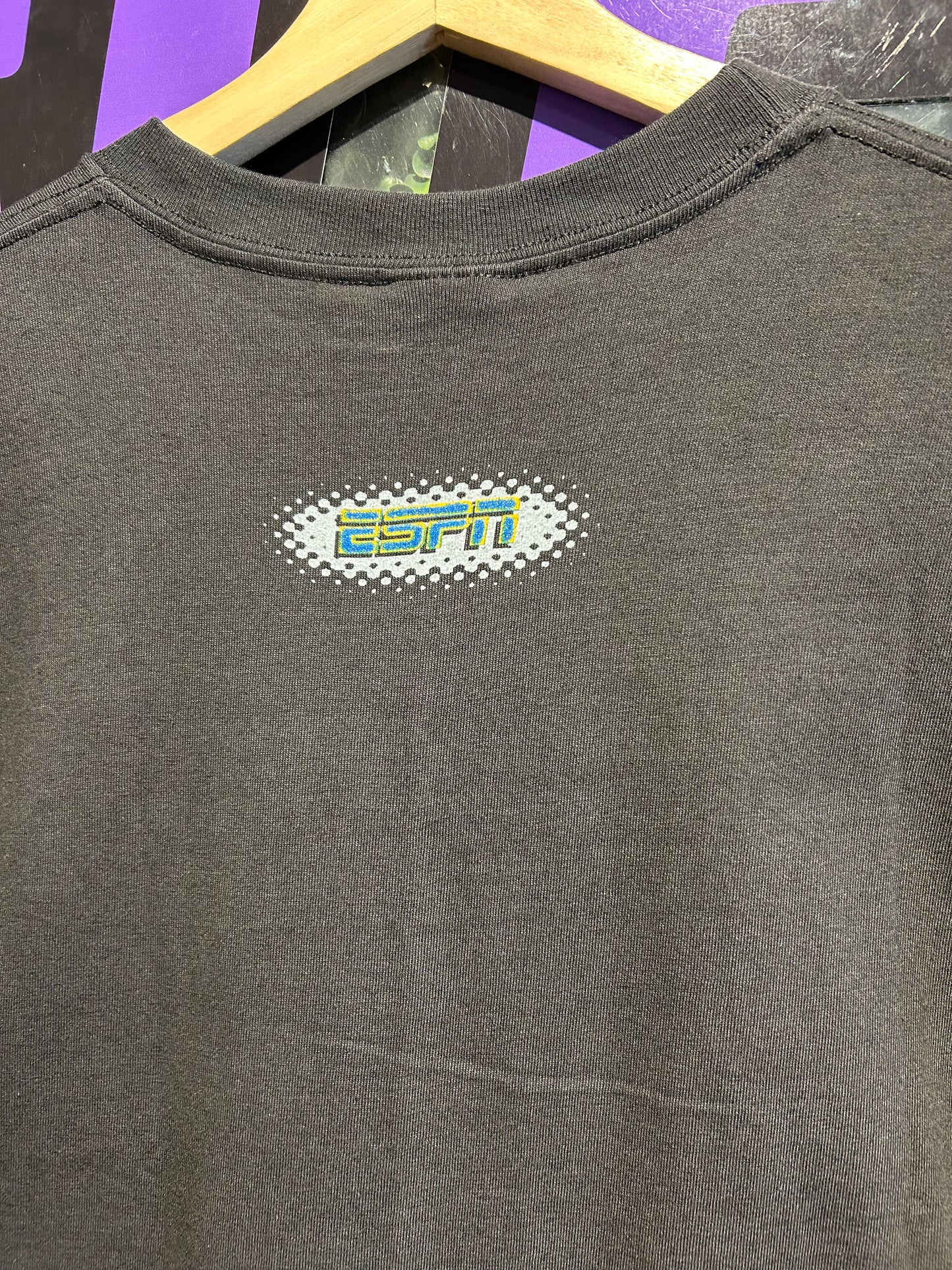 90s ESPN National Hockey Night Video-Game Promo T-Shirt. Size XL (NWT)