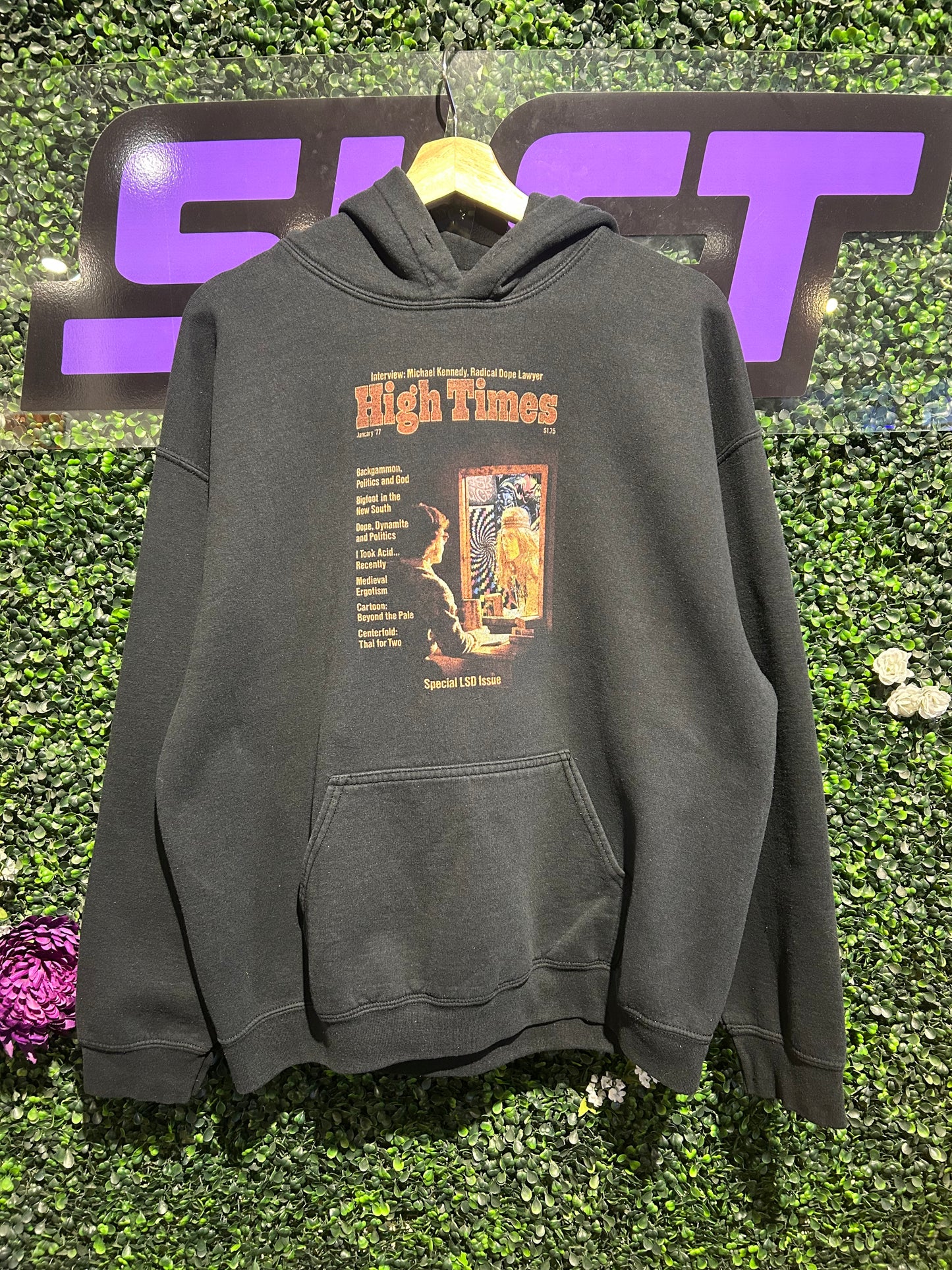 High Times Magazine Special LSD Issue Hoodie. Size M/L