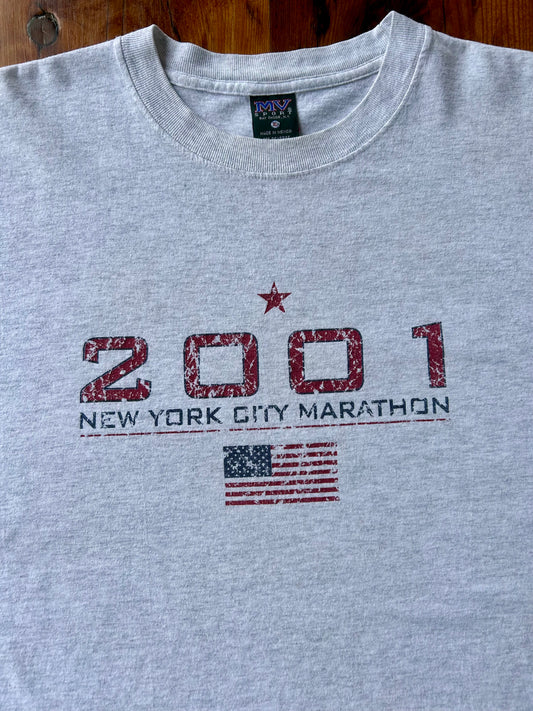 2001 New York City Marathon T-Shirt. Size XL