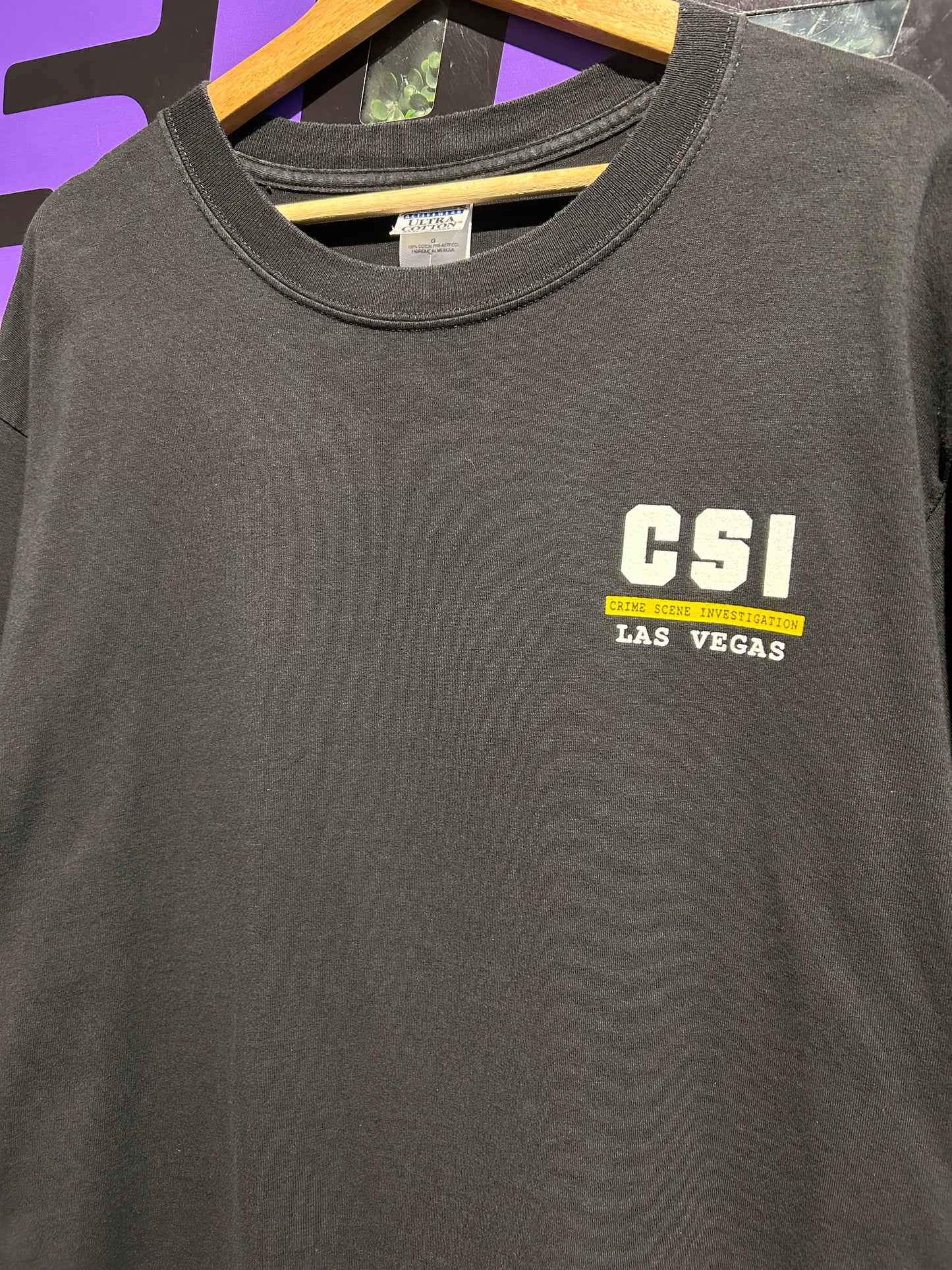 Vintage CSI Las Vegas T-Shirt. Size L/XL