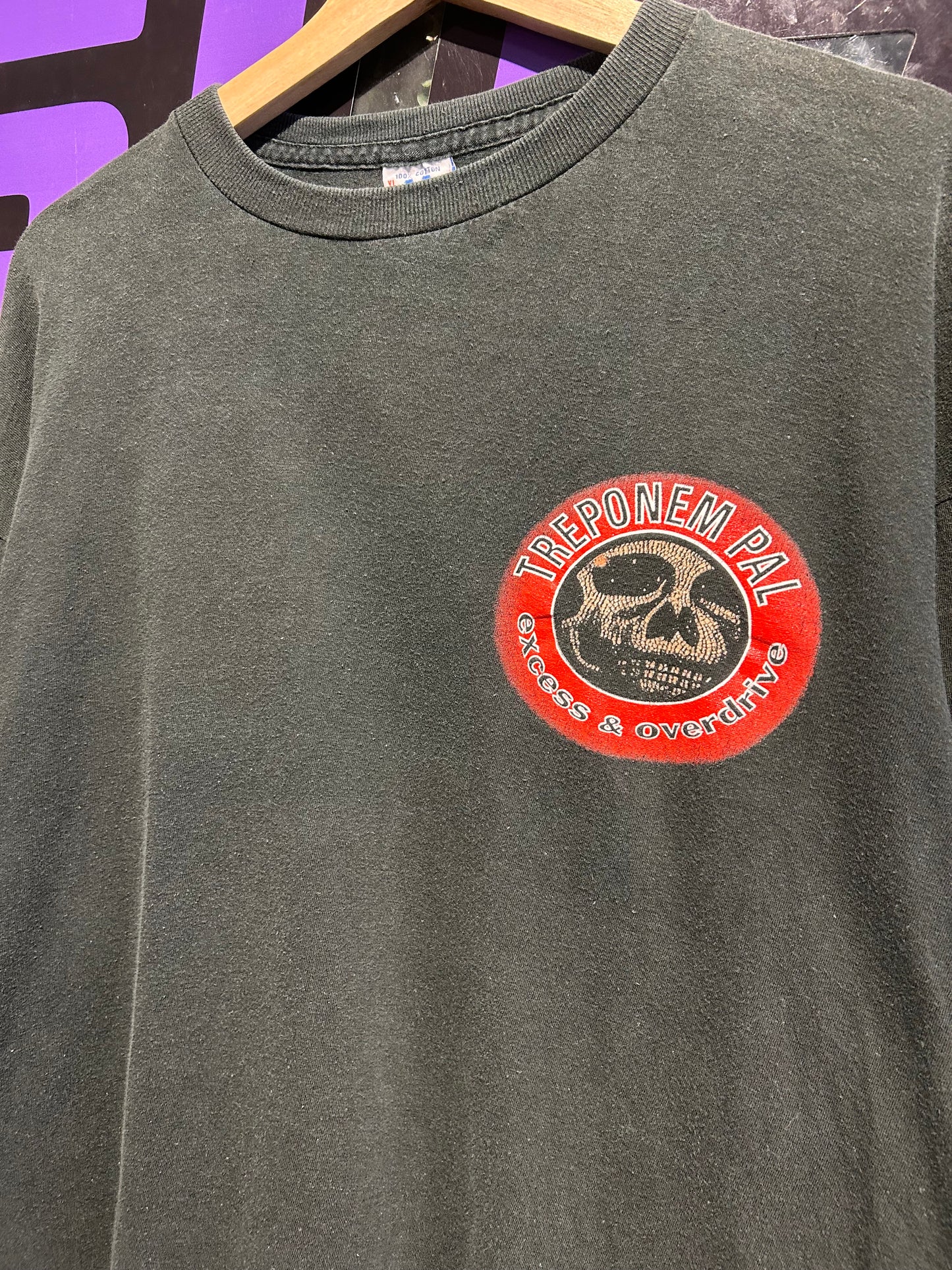 Vintage Treponem Pal Excess & Overdrive LS Shirt. Size L/XL