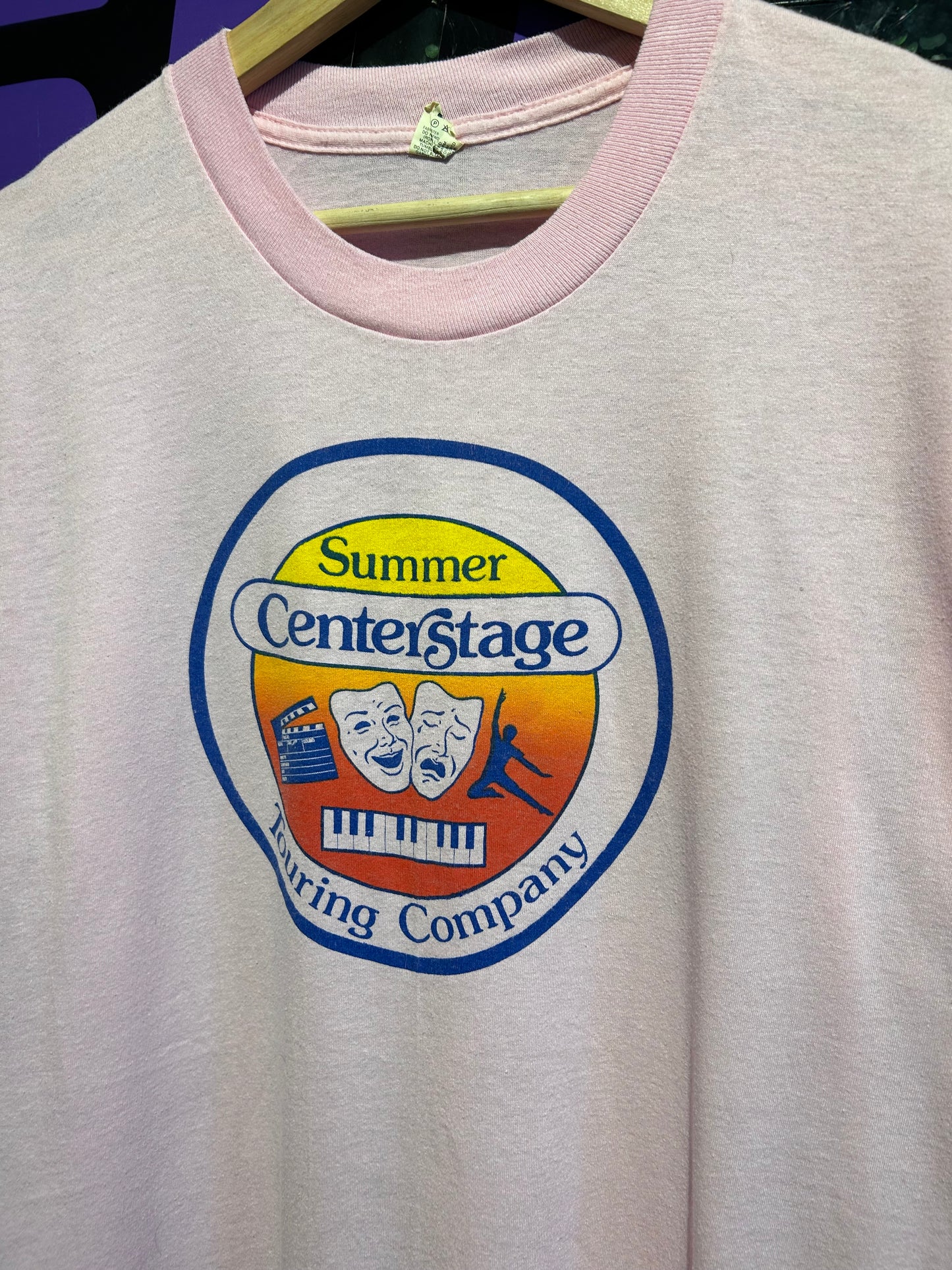 80s Center Stage Summer Touring Company T-Shirt. Size Large