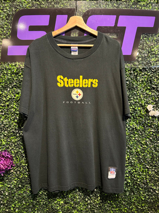 00s Pittsburgh Steelers Reebok T-Shirt. Size L/XL