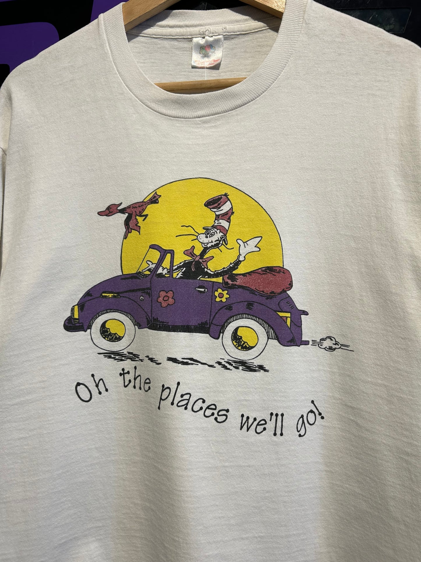 1995 Dr. Seuss Oh The Places We’ll Go College T-Shirt. Size Large