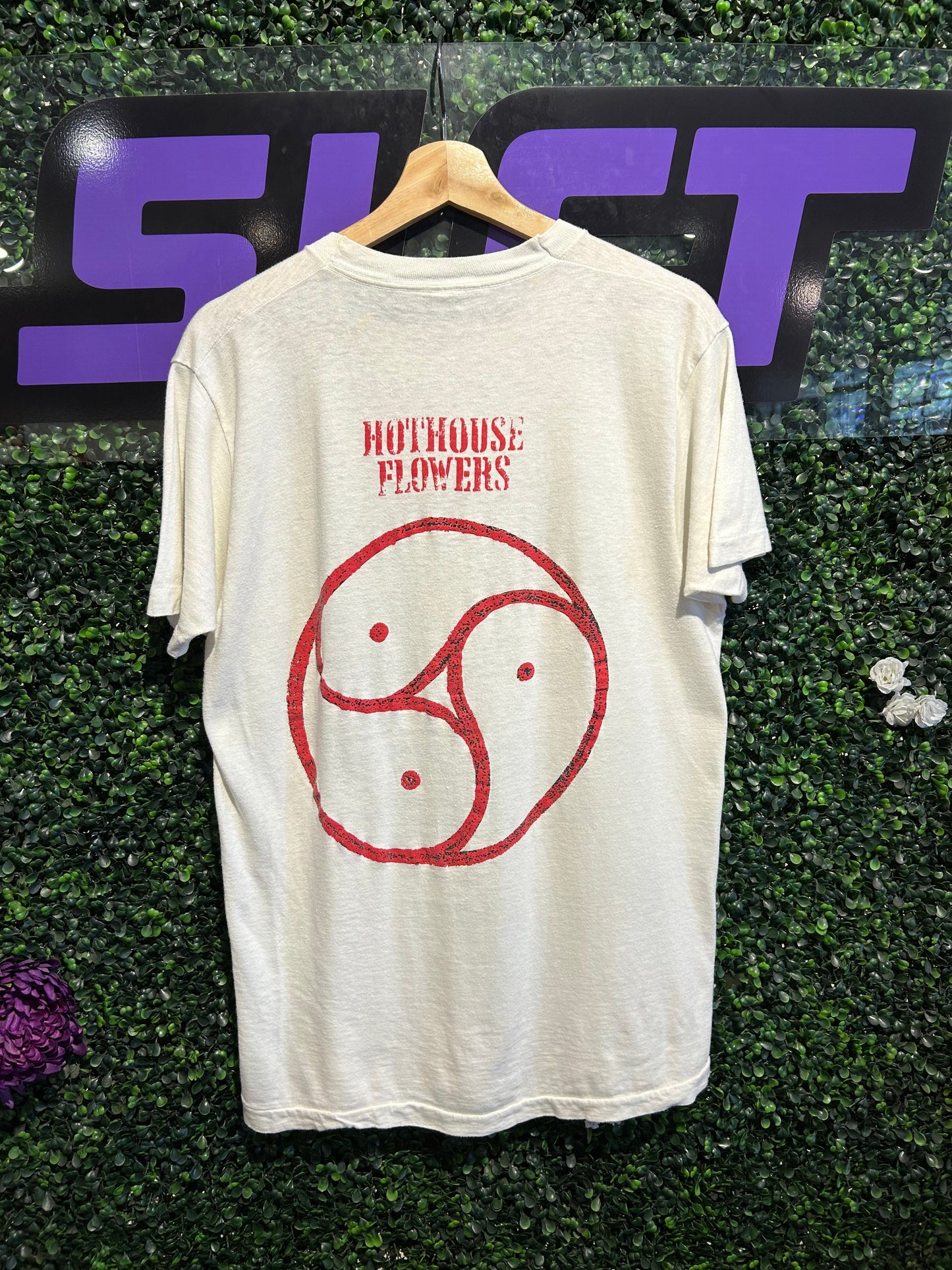 1988 Hothouse Flowers Live T-Shirt. Size M/L