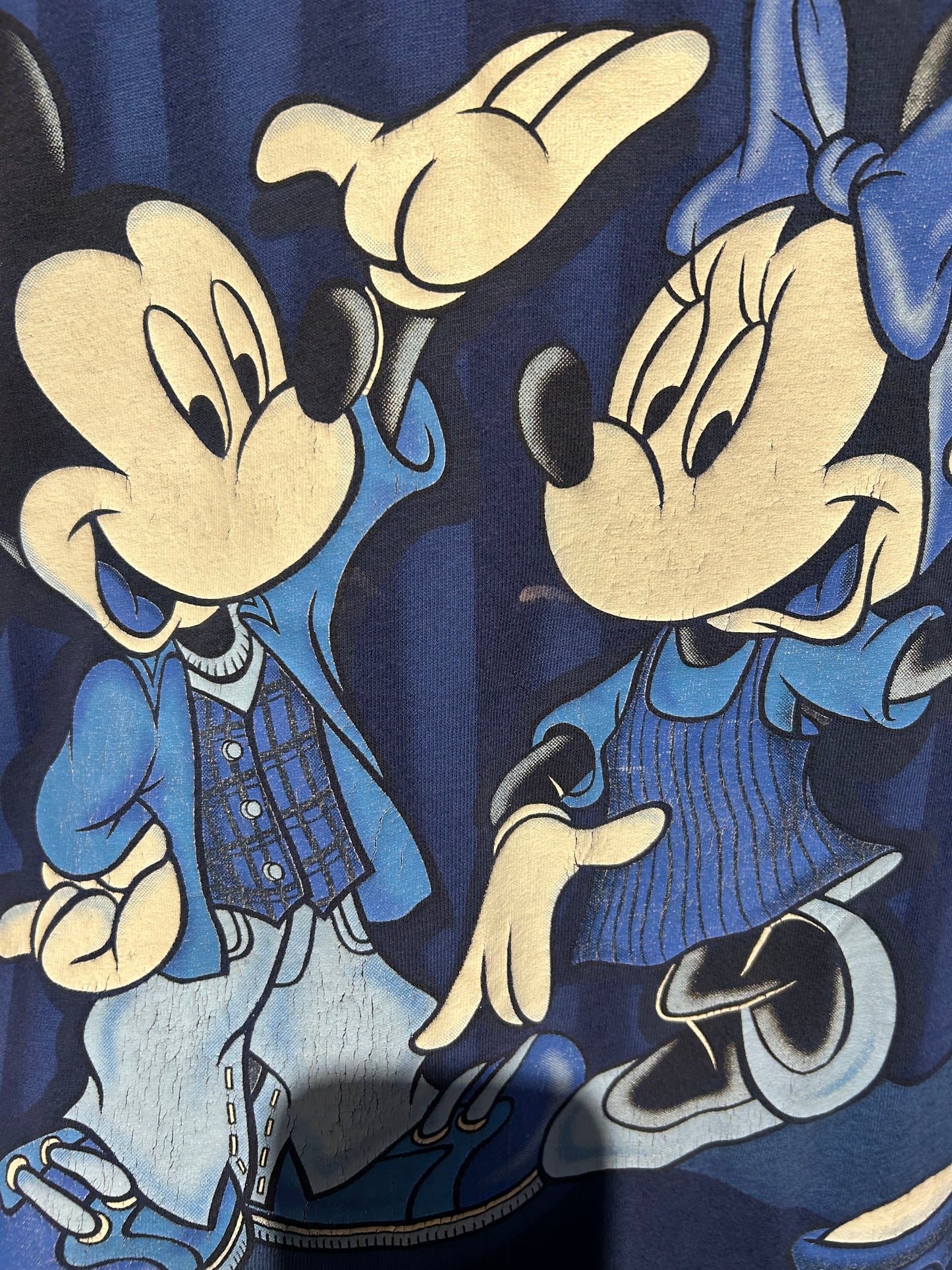 90s Disney Mickey & Minnie Mouse T-Shirt. Size L/XL