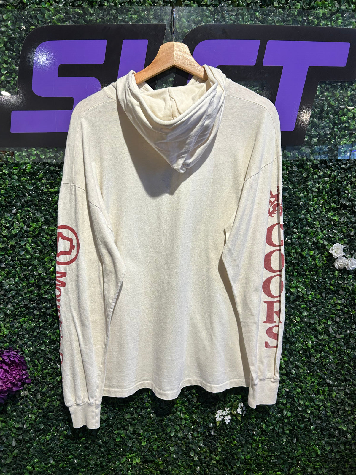 80s Run For The Zoo Denver Coors Shirt Hoodie. Size Large