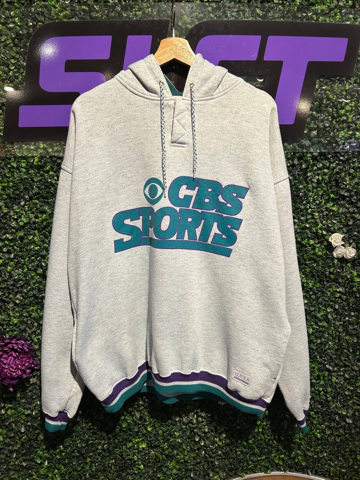 90s CBS Sports Hoodie. Size L/XL