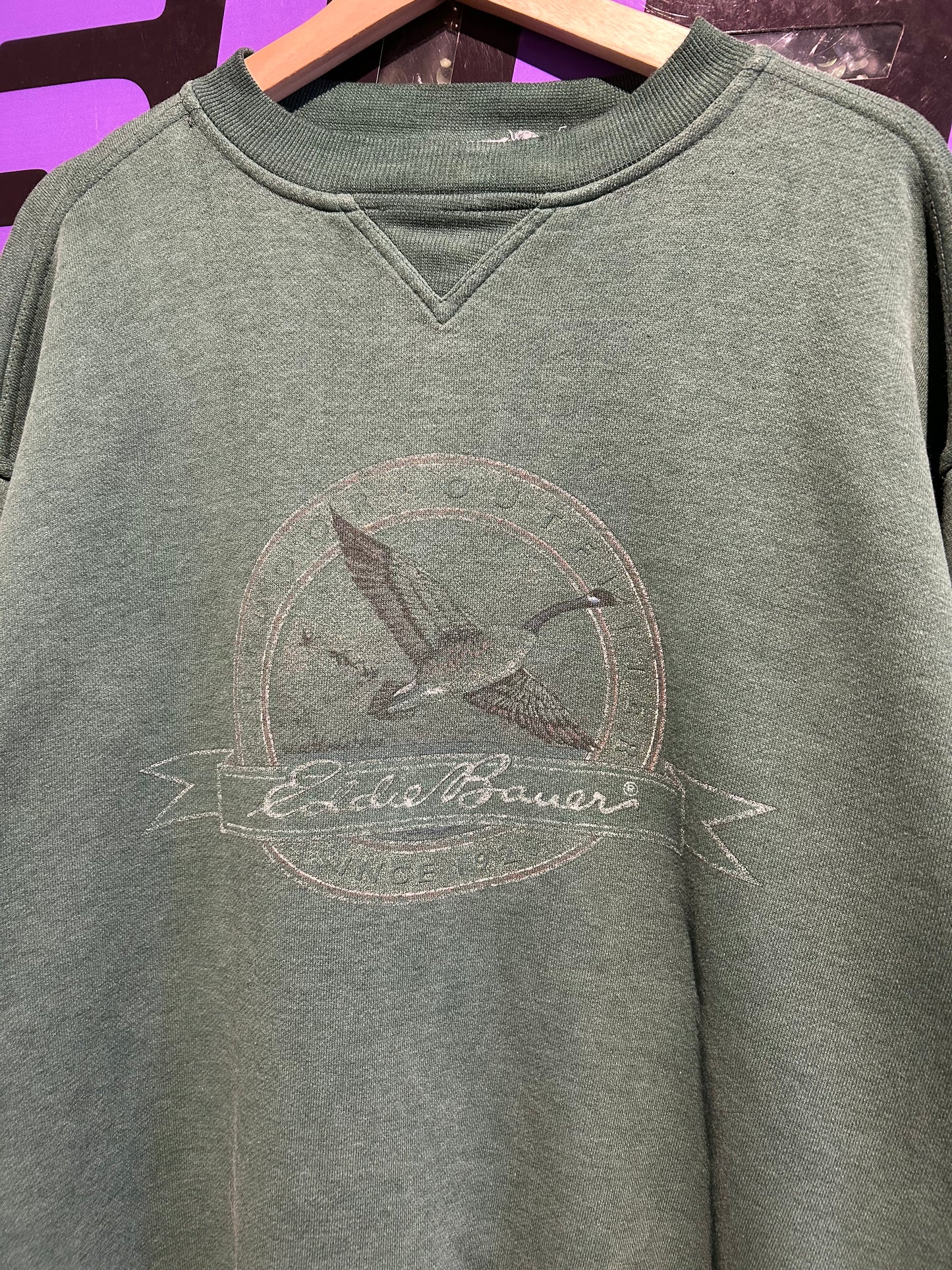 90s Eddie Bauer Crewneck. Size Large